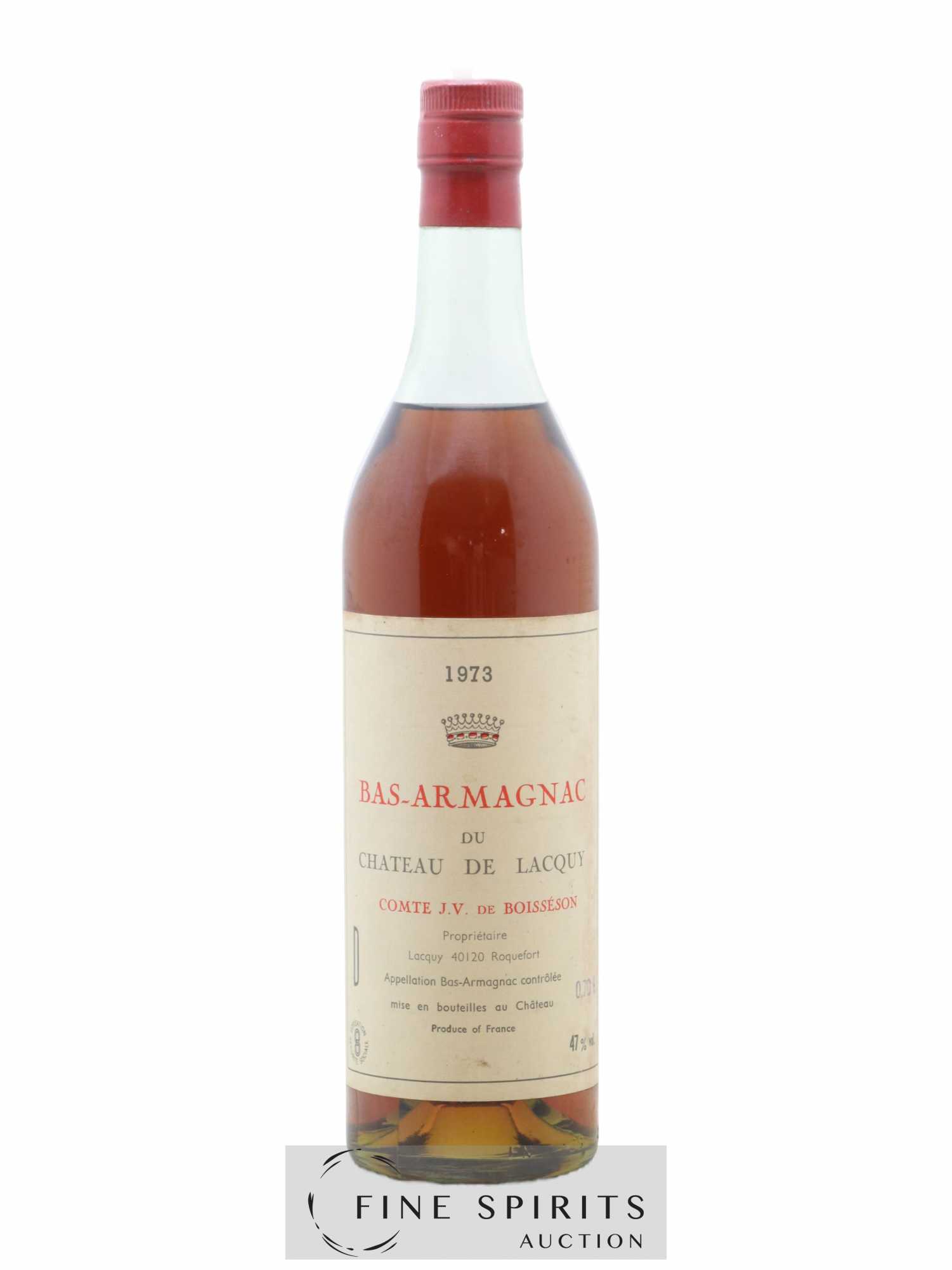 Château de Lacquy 1973 Of. Comte de Boisseson - Posten von 1 Flasche - 0