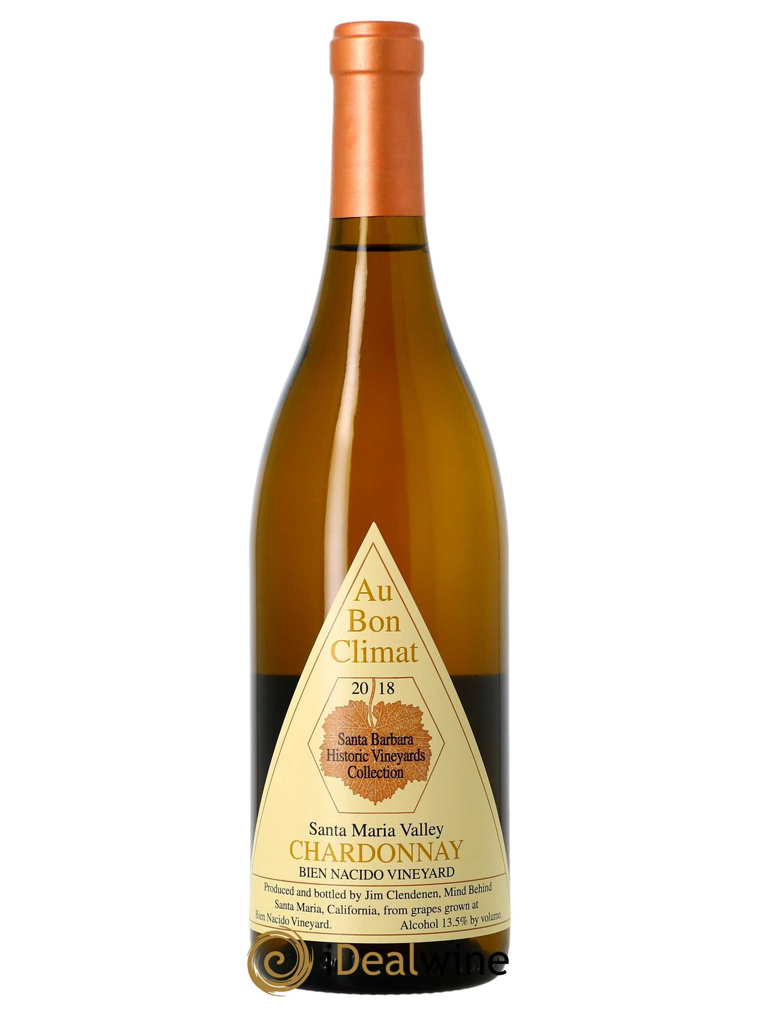 Santa Maria Valley Chardonnay Bien Nacido Vineyard Au Bon Climat 2018 - Lot de 1 bouteille - 0