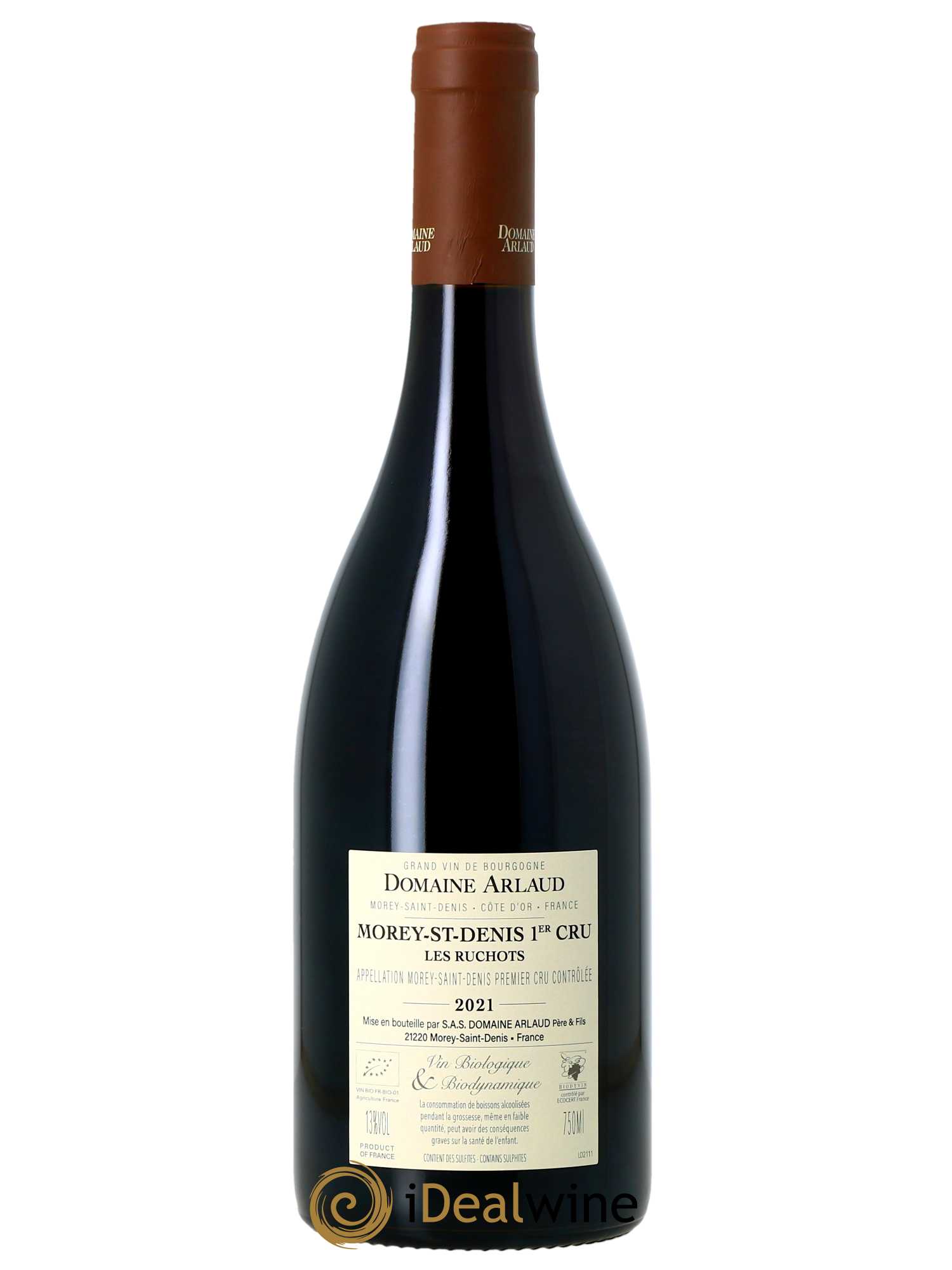 Morey Saint-Denis 1er Cru Les Ruchots Arlaud 2021 - Lot of 1 bottle - 1