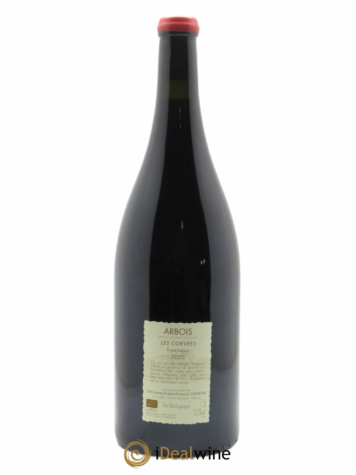 Côtes du Jura Trousseau Les Corvées Anne et Jean François Ganevat 2020 - Lot de 1 magnum - 1