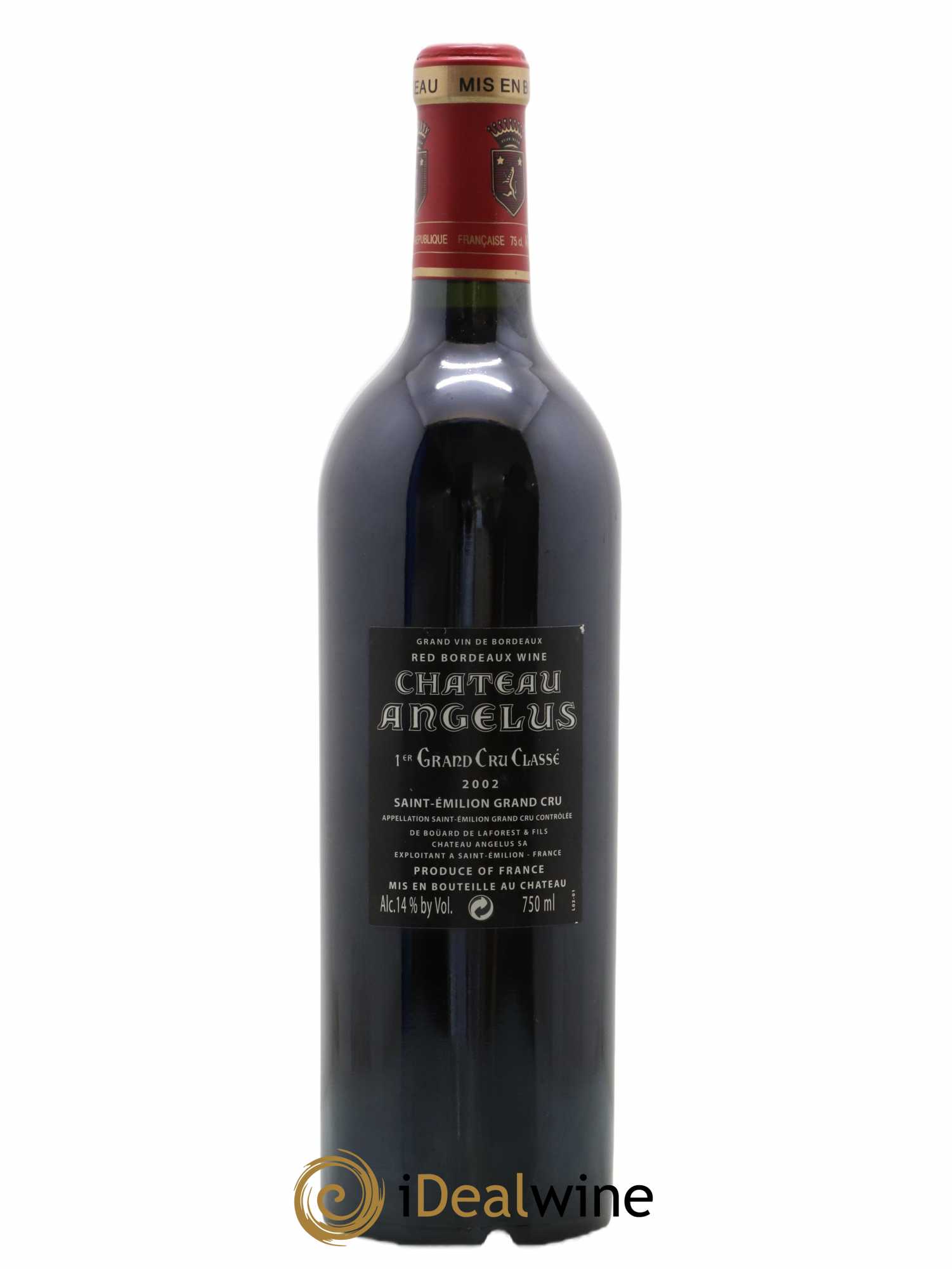 Château Angélus 1er Grand Cru Classé A 2002 - Lot of 1 bottle - 1