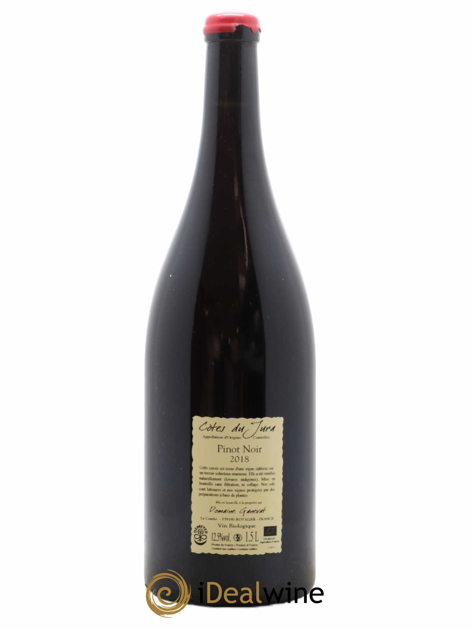 Côtes du Jura Pinot Noir En Billat  Jean-François Ganevat (Domaine) 2018 - Lot de 1 magnum - 1