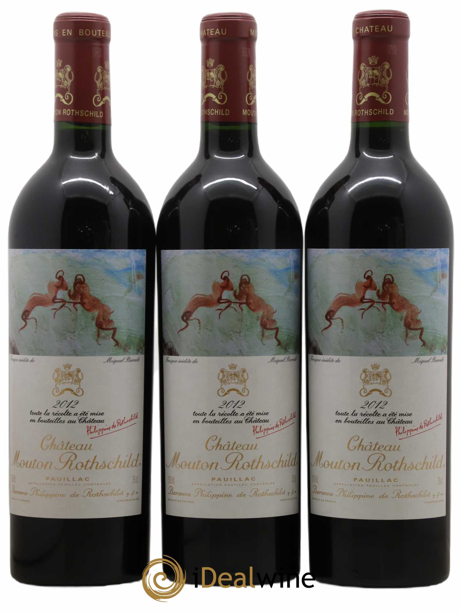 Château Mouton Rothschild 1er Grand Cru Classé 2012 - Lot de 6 bouteilles - 3