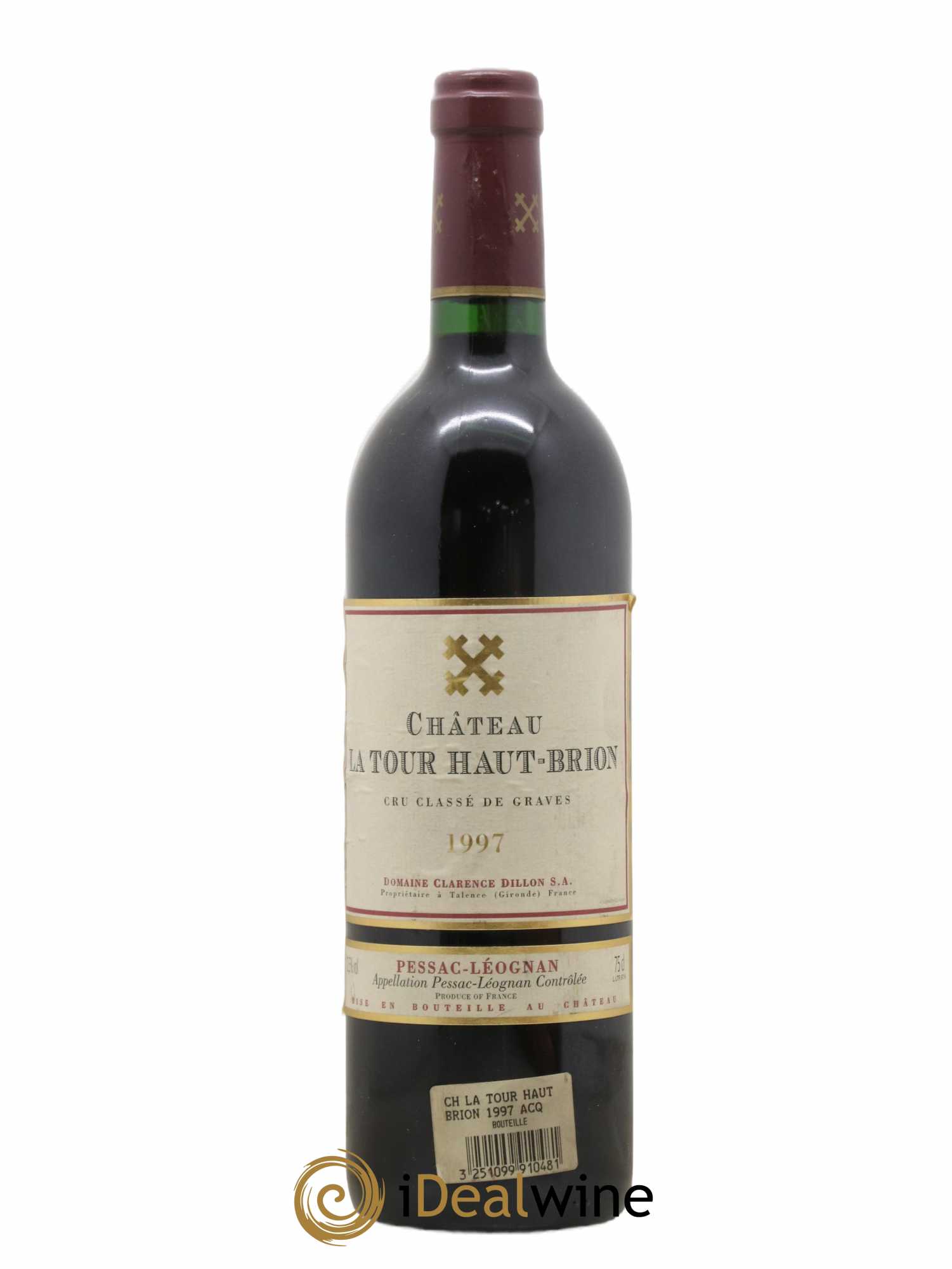 Château la Tour Haut-Brion Cru Classé de Graves 1997 - Lot de 1 bouteille - 0