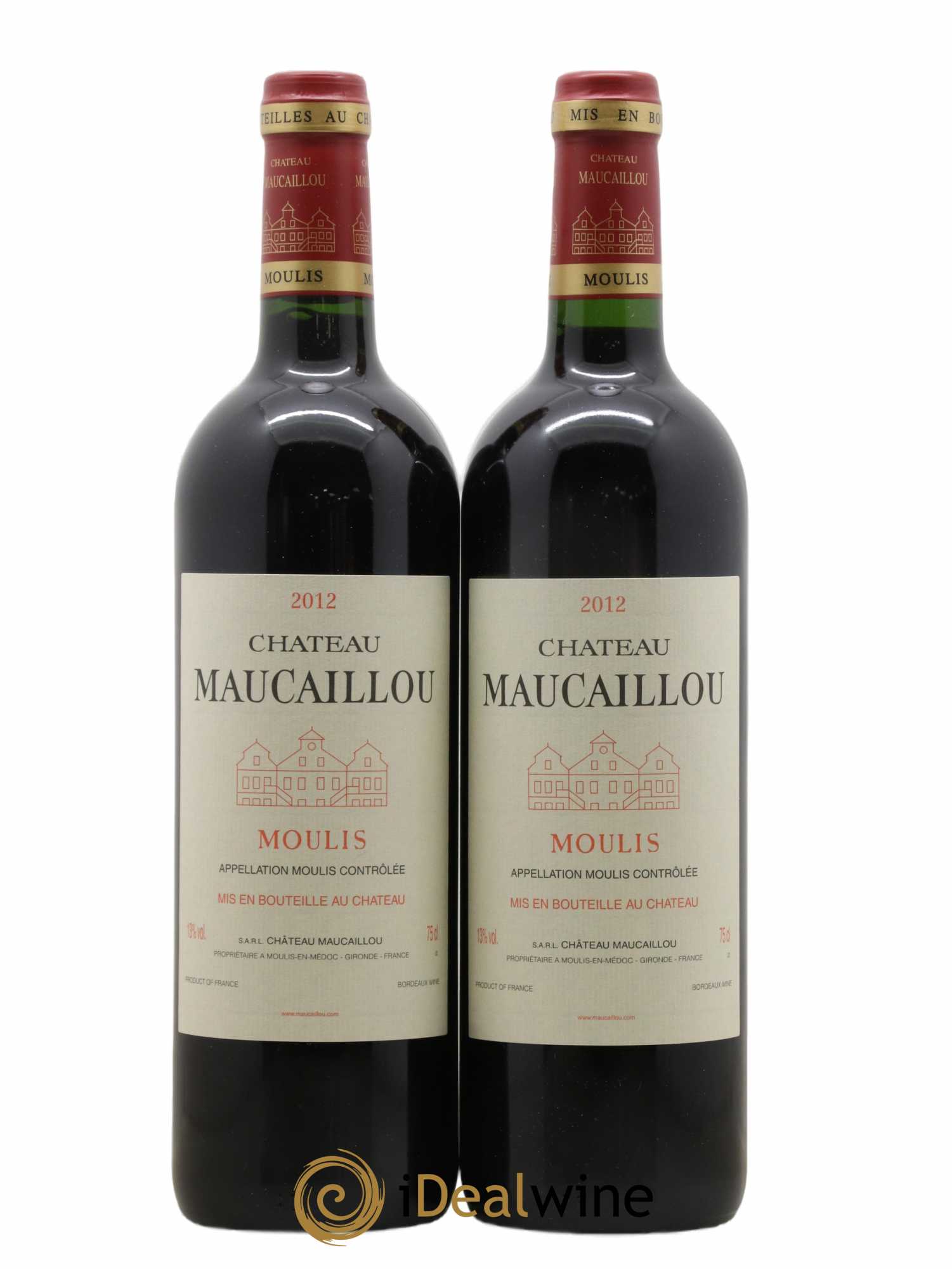 Château Maucaillou 2012 - Lot de 2 bouteilles - 0
