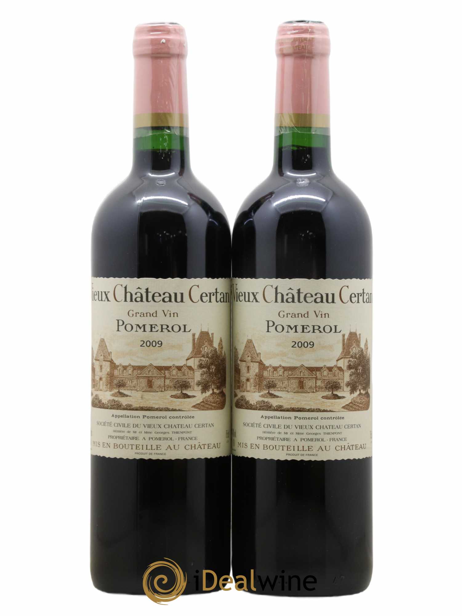 Vieux Château Certan 2009 - Lot de 2 bouteilles - 0