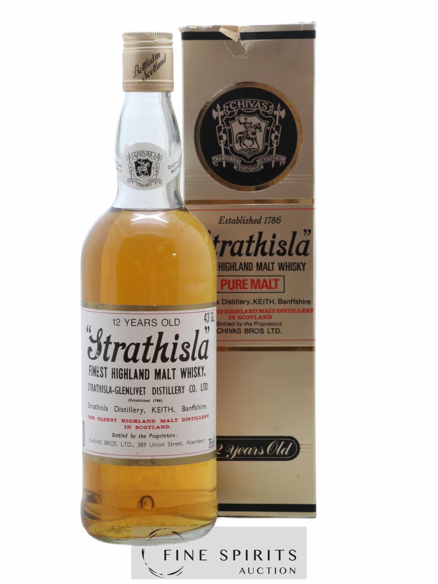 Strathisla 12 years Of. (75cl.) - Posten von 1 Flasche - 0
