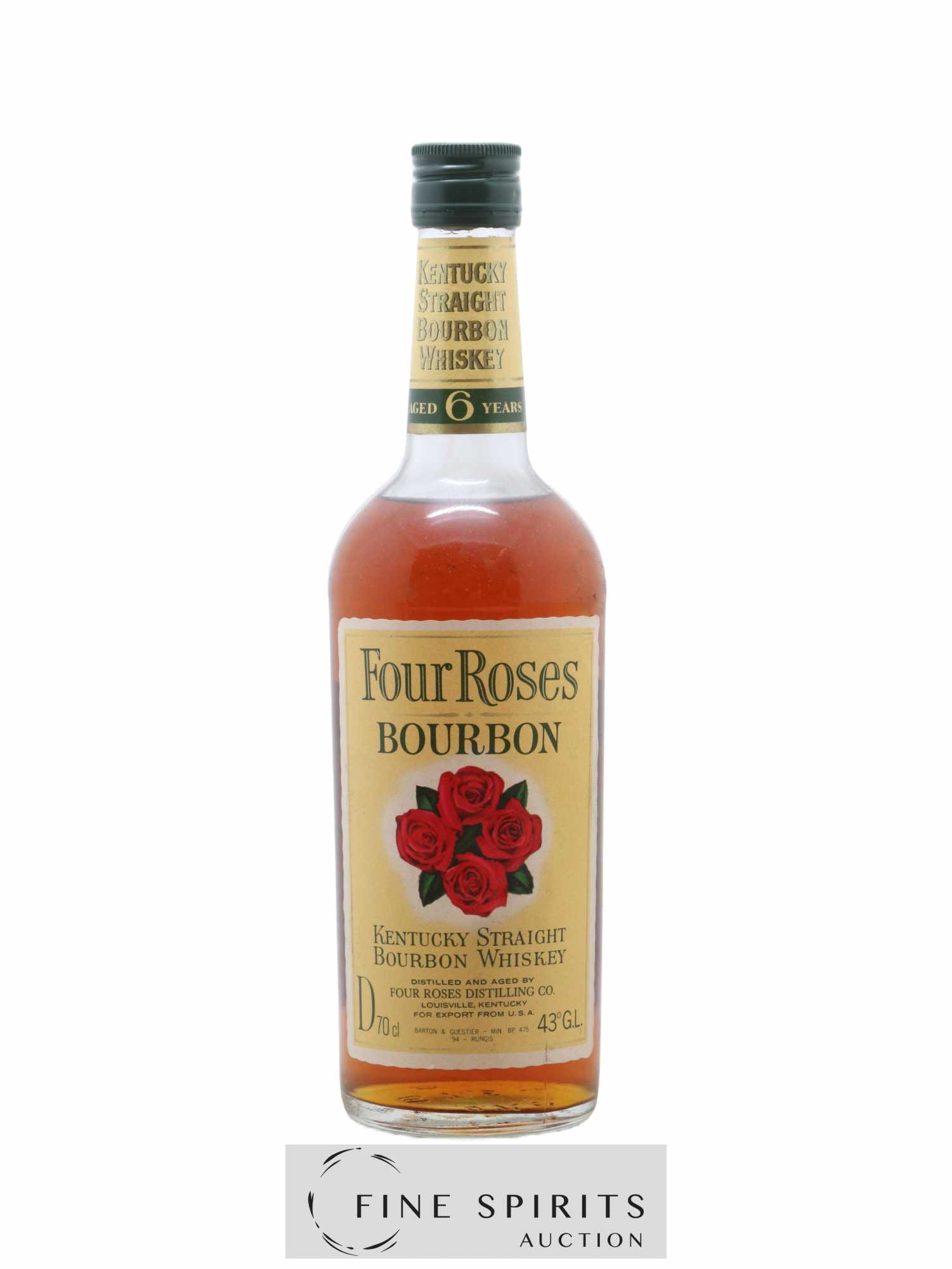 Four Roses 6 years Of. - Posten von 1 Flasche - 0