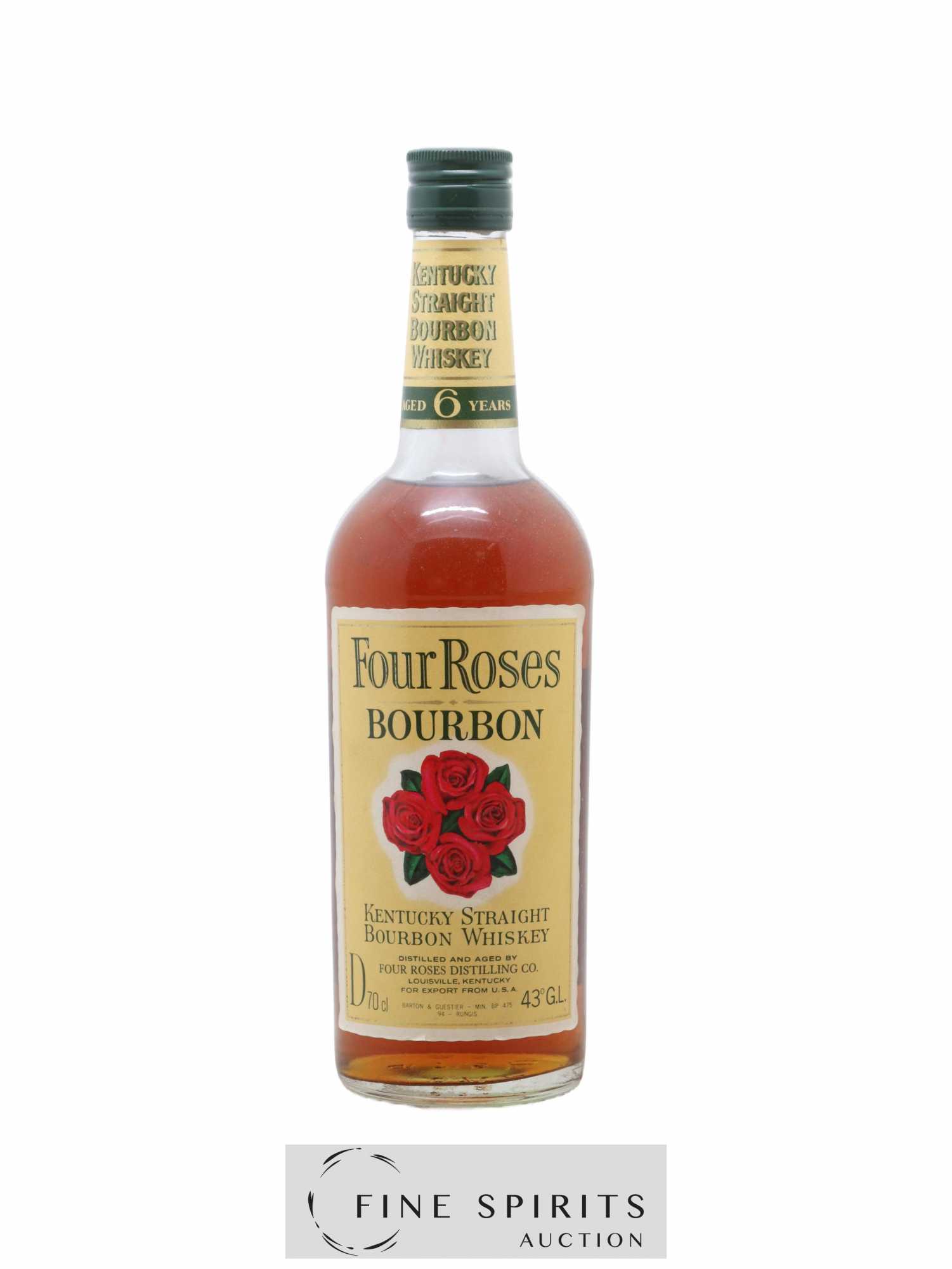 Four Roses 6 years Of. - Posten von 1 Flasche - 0