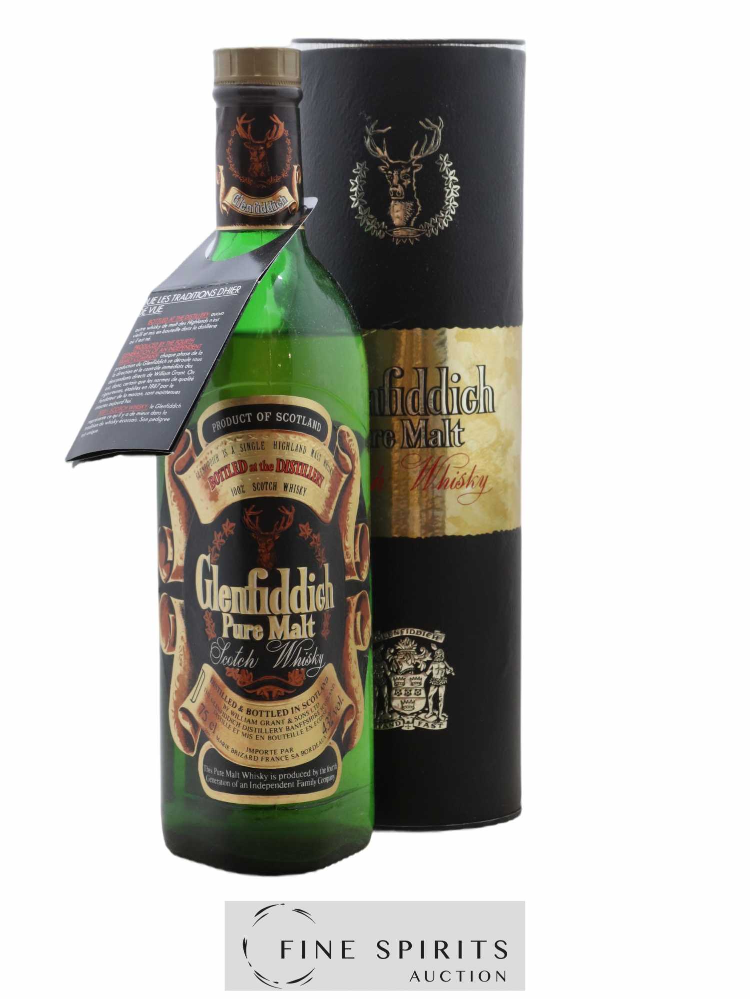 Glenfiddich Of. Pure Malt (75cl.) - Lot de 1 bouteille - 0