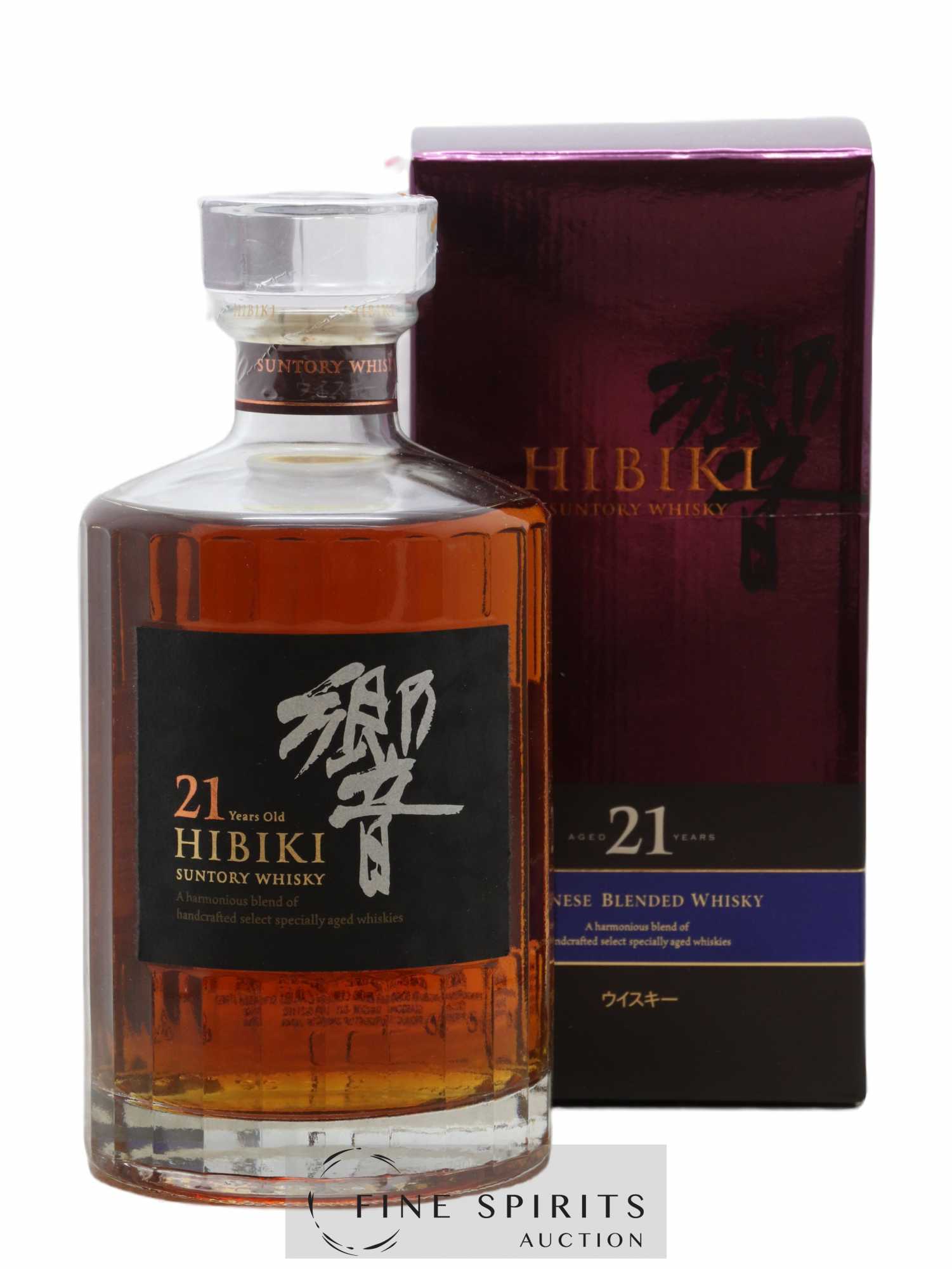 Hibiki 21 years Of. Suntory - Lot de 1 bouteille - 0