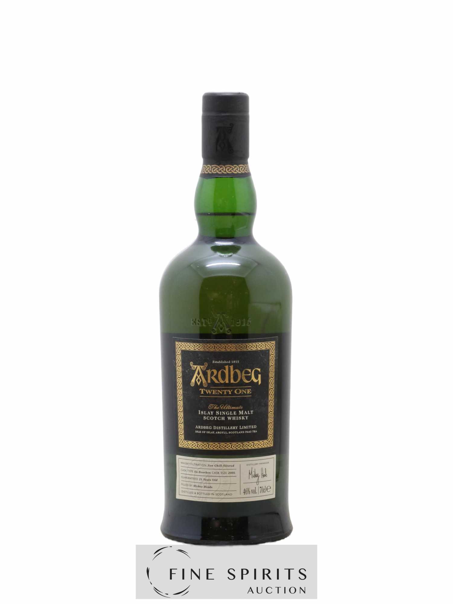 Ardbeg 21 years Of. Ex-Bourbon Cask Size 200L The Utimate - Lot de 1 bouteille - 1