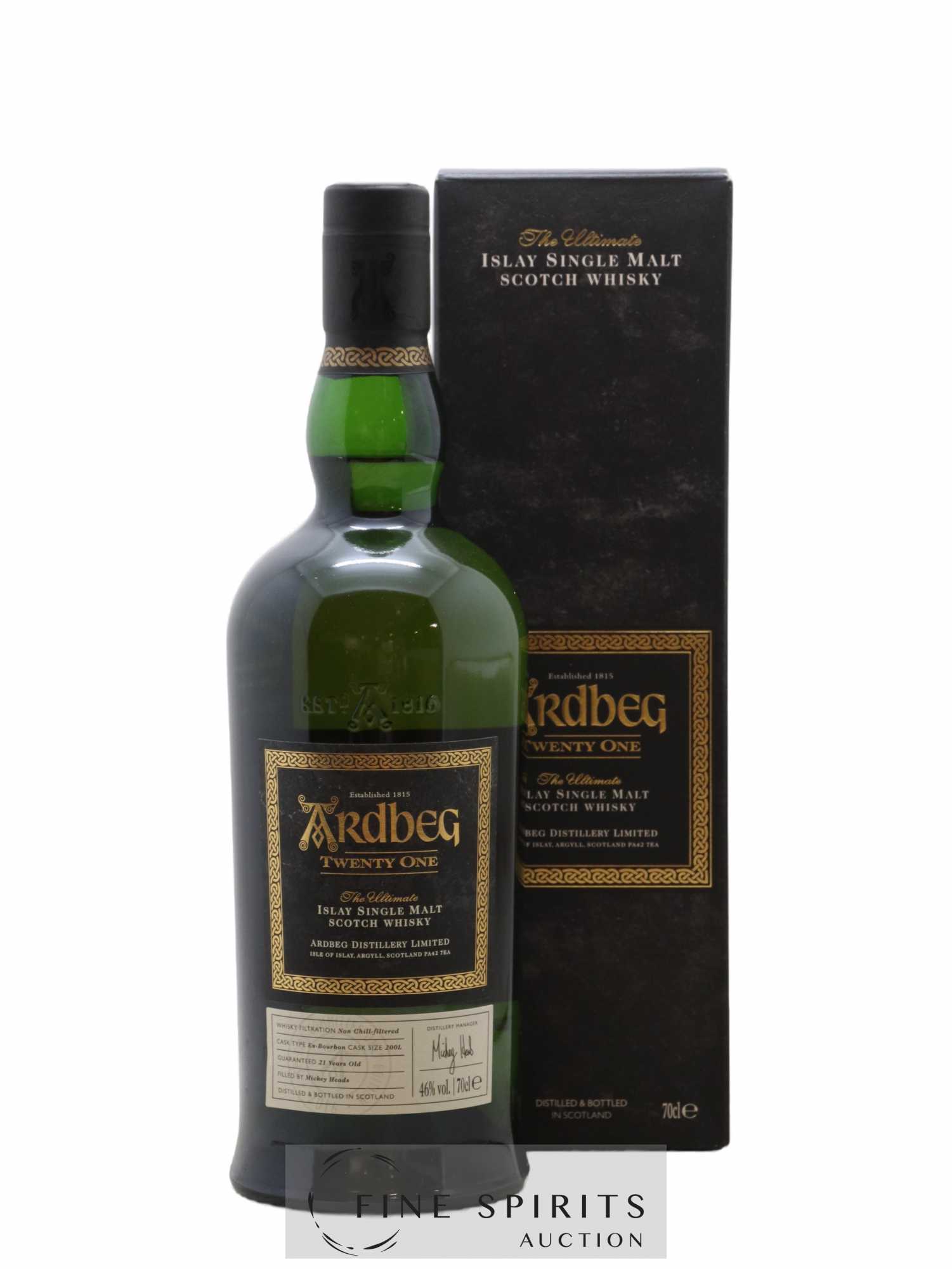 Ardbeg 21 years Of. Ex-Bourbon Cask Size 200L The Utimate - Lot de 1 bouteille - 0