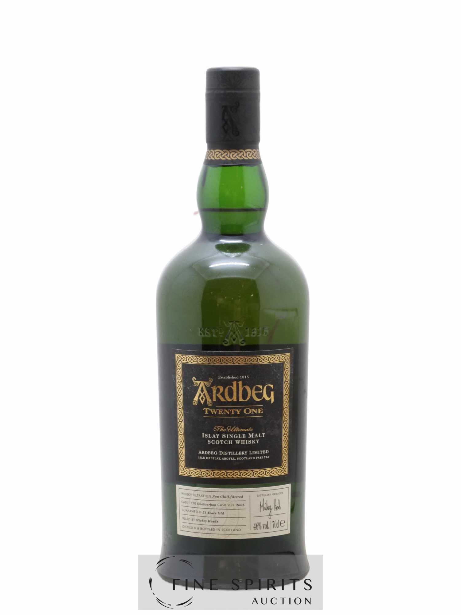 Ardbeg 21 years Of. Ex-Bourbon Cask Size 200L The Utimate - Lot de 1 bouteille - 1
