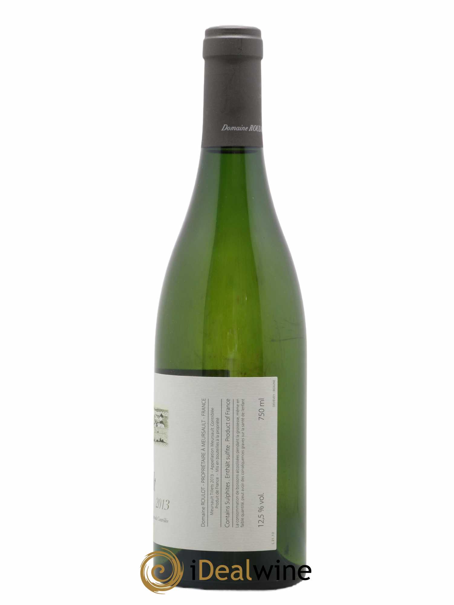 Meursault Les Tillets Roulot (Domaine) 2013 - Lot de 1 bouteille - 1