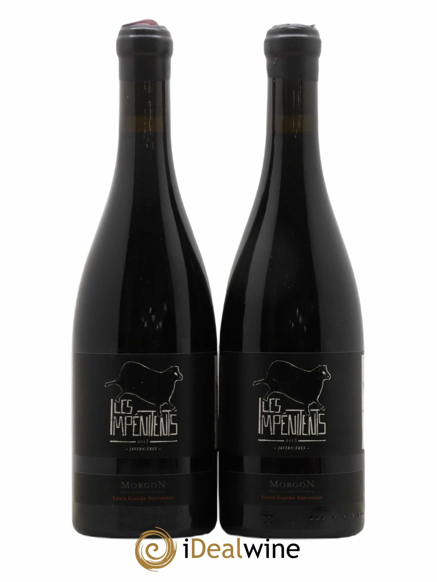 Morgon Javernières Les Impénitents Louis-Claude Desvignes 2015 - Lot de 2 bouteilles - 0