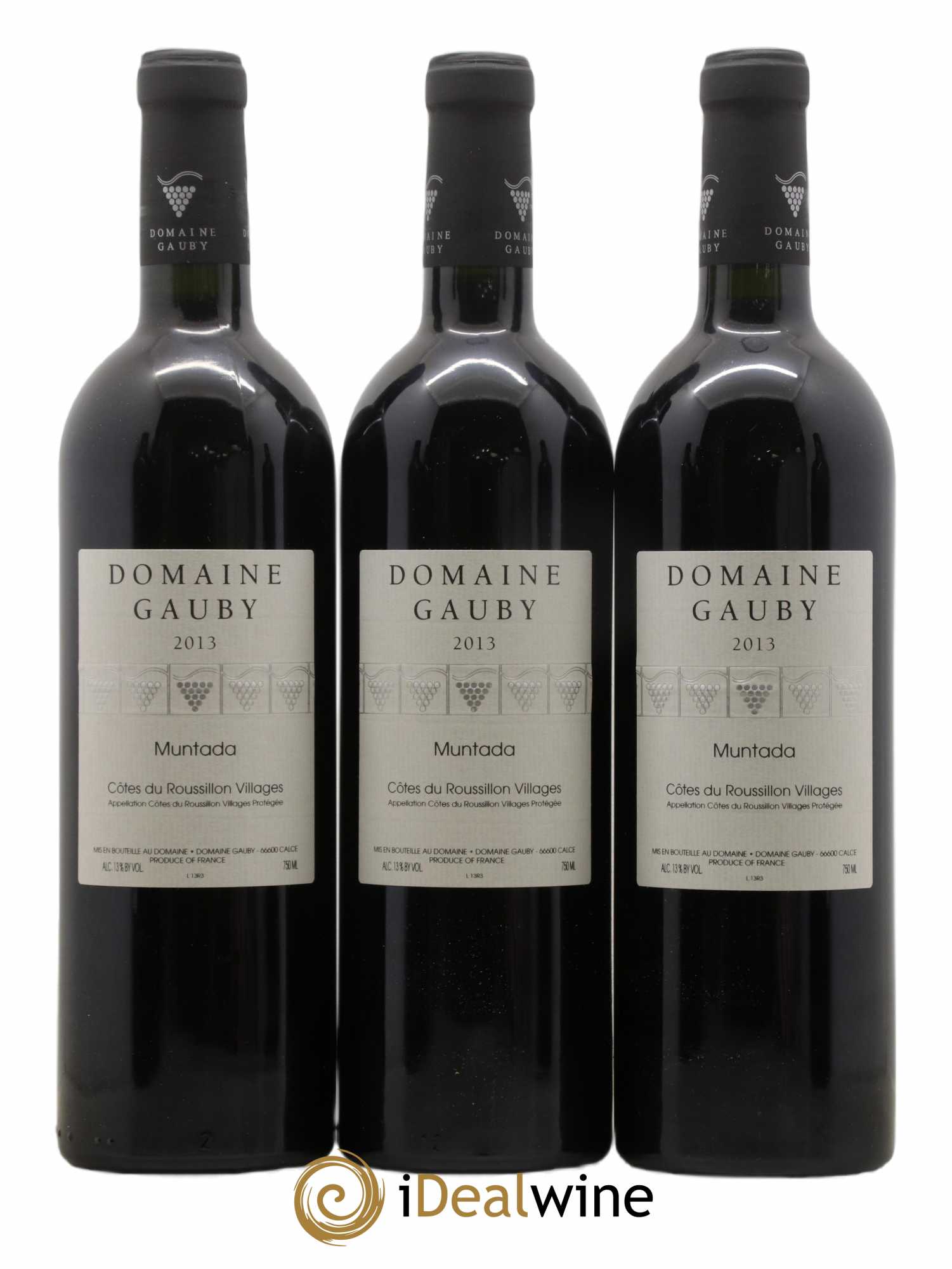 Côtes Catalanes (anciennement Côtes du Roussillon Villages) La Muntada Gauby (Domaine) 2013 - Posten von 6 Flaschen - 1