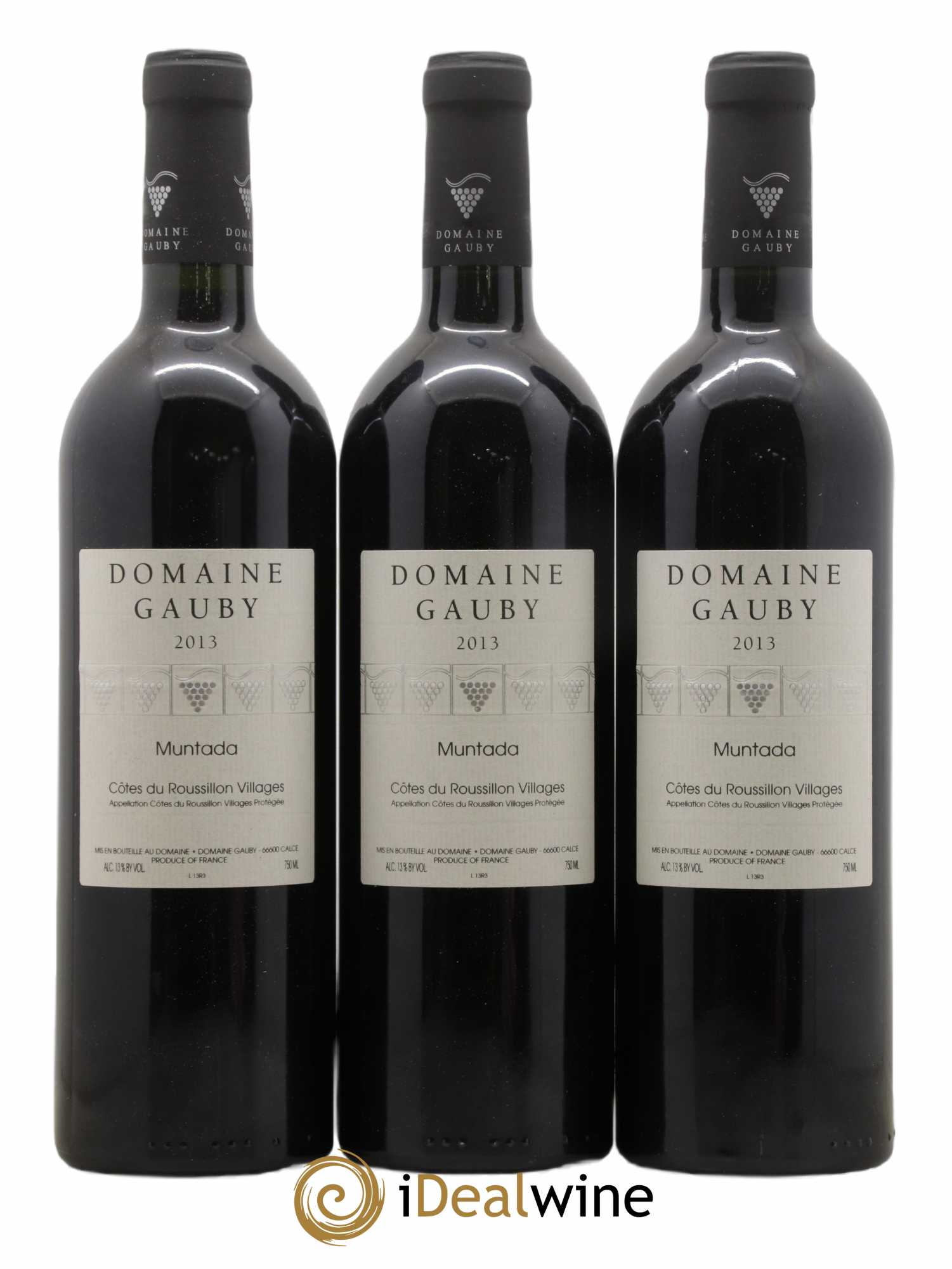 Côtes Catalanes (anciennement Côtes du Roussillon Villages) La Muntada Gauby (Domaine) 2013 - Posten von 6 Flaschen - 2