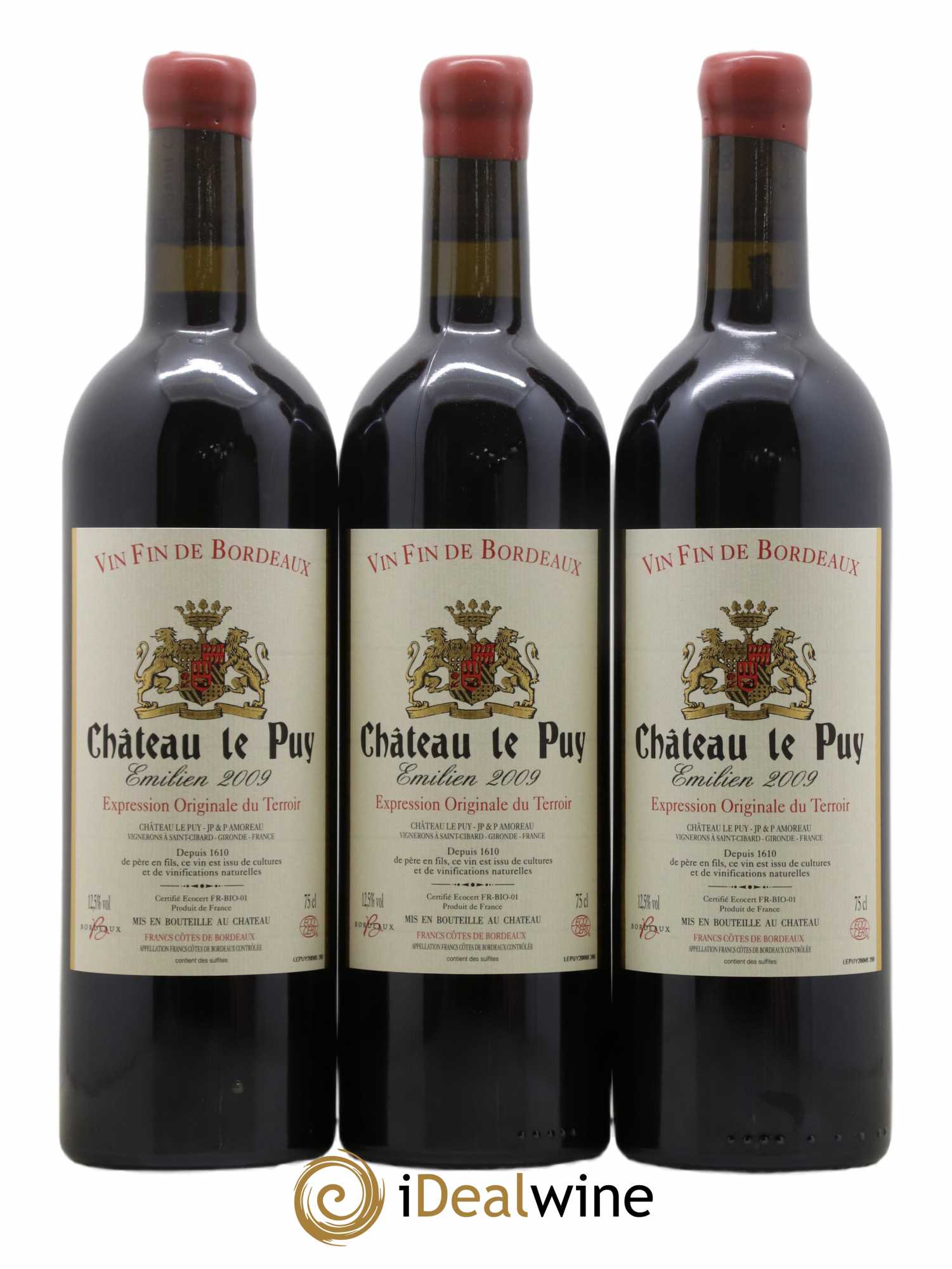 Le Puy - Cuvée Emilien 2009 - Lot de 12 bouteilles - 1
