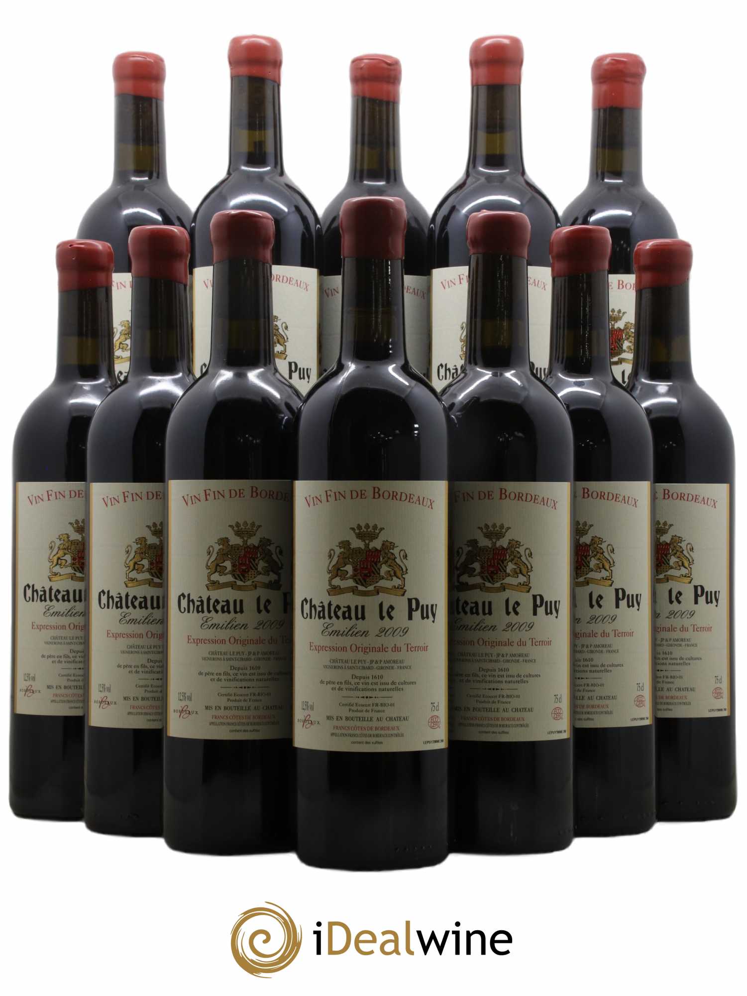 Le Puy - Cuvée Emilien 2009 - Lot de 12 bouteilles - 0