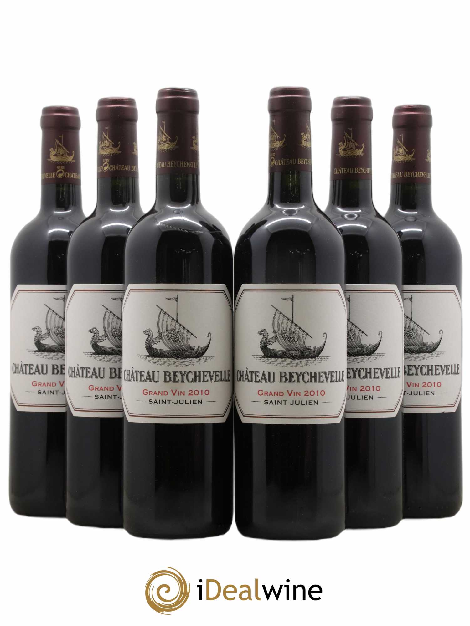 Château Beychevelle 4ème Grand Cru Classé 2010 - Lot de 6 bouteilles - 0