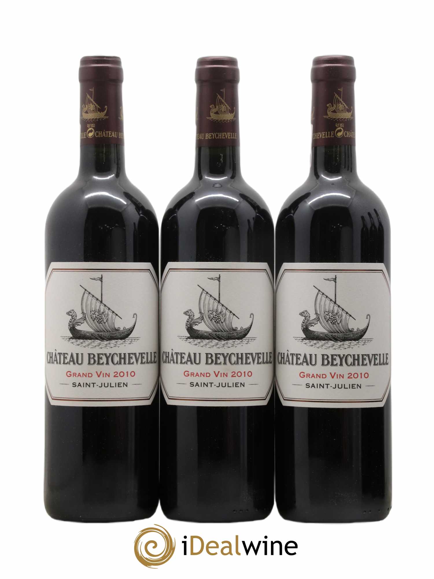 Château Beychevelle 4ème Grand Cru Classé 2010 - Lot de 6 bouteilles - 1