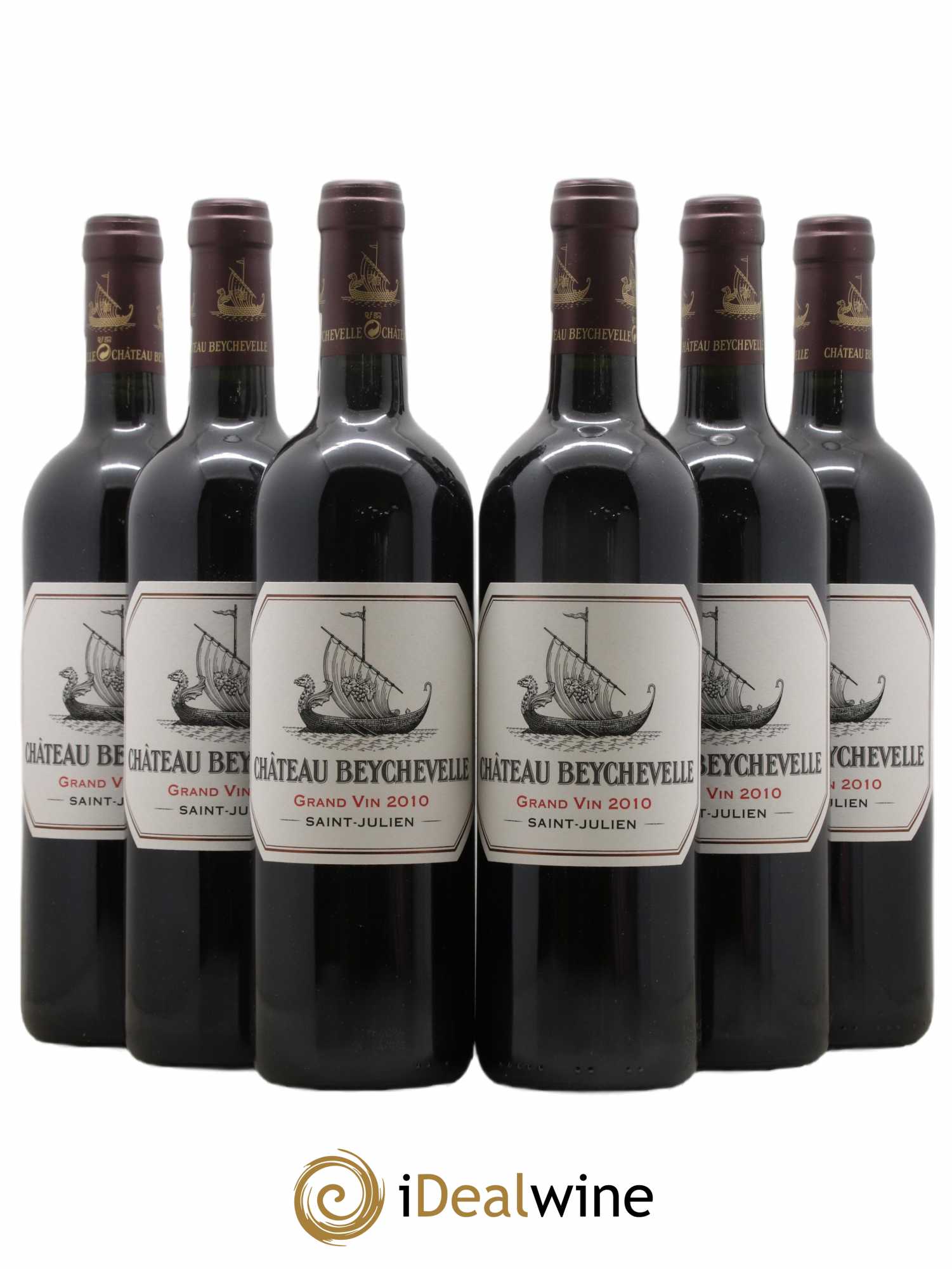 Château Beychevelle 4ème Grand Cru Classé 2010 - Lot de 6 bouteilles - 0