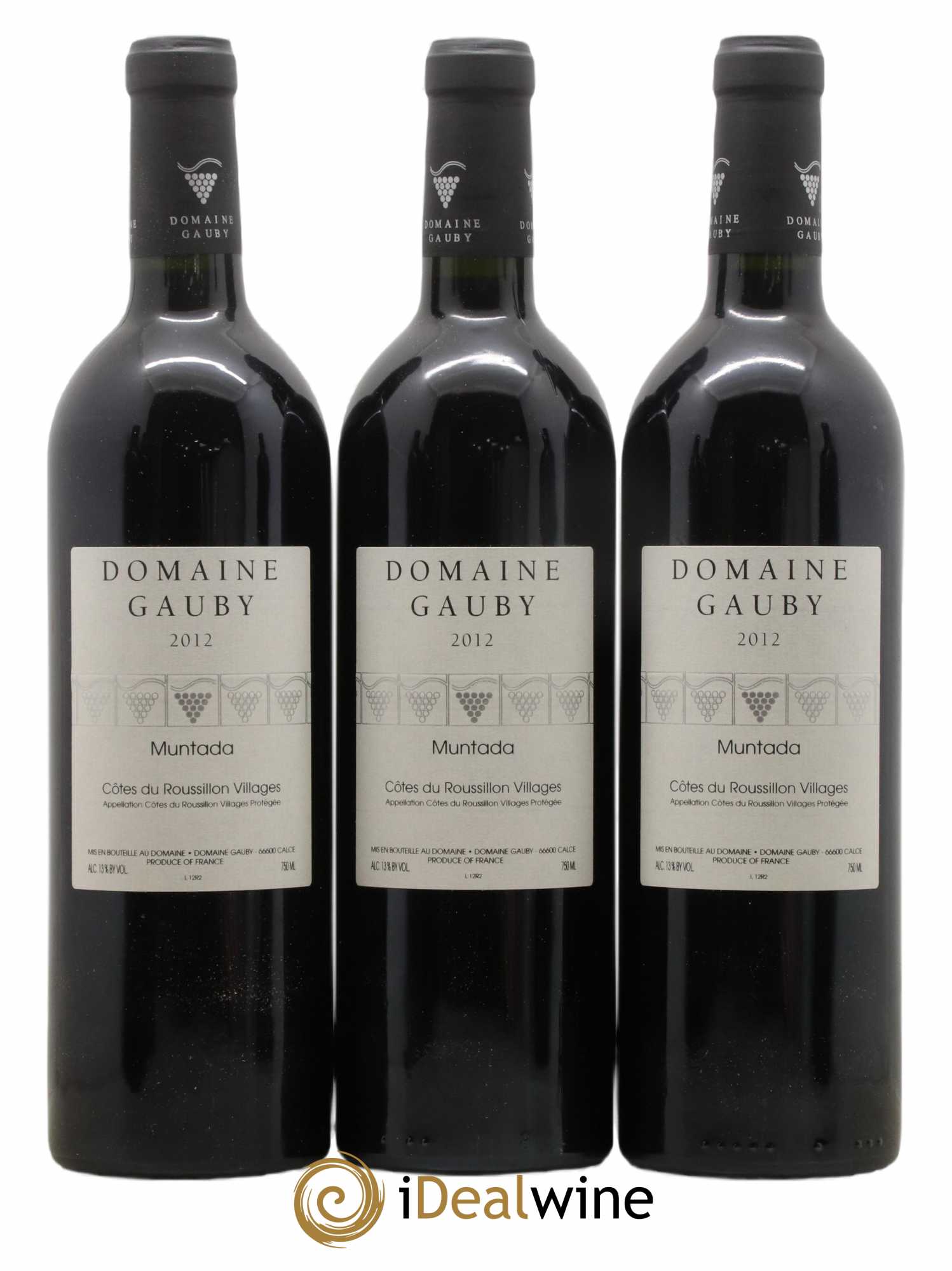 Côtes Catalanes (anciennement Côtes du Roussillon Villages) La Muntada Gauby (Domaine) 2012 - Lot de 6 bouteilles - 1
