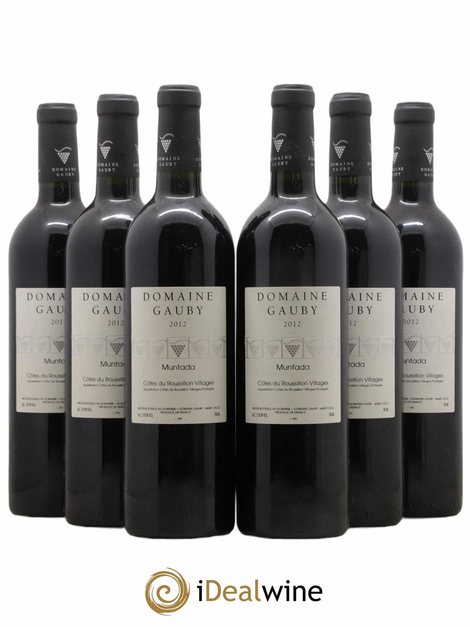 Côtes Catalanes (anciennement Côtes du Roussillon Villages) La Muntada Gauby (Domaine) 2012 - Lot de 6 bouteilles - 0