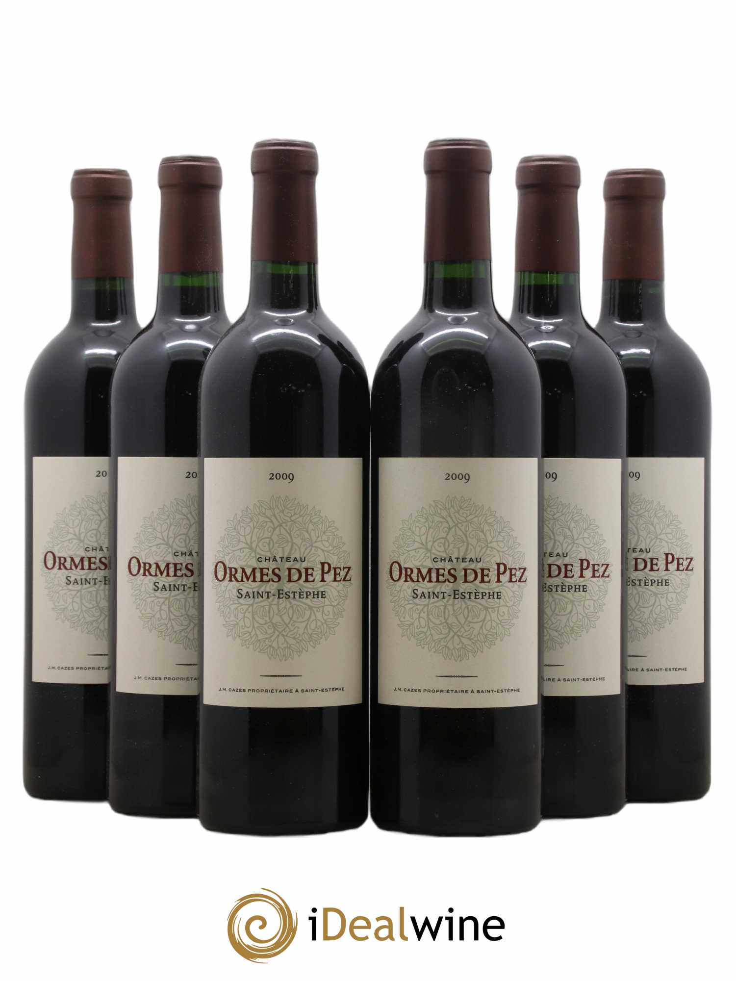 Château les Ormes de Pez 2009 - Lot of 6 bottles - 0