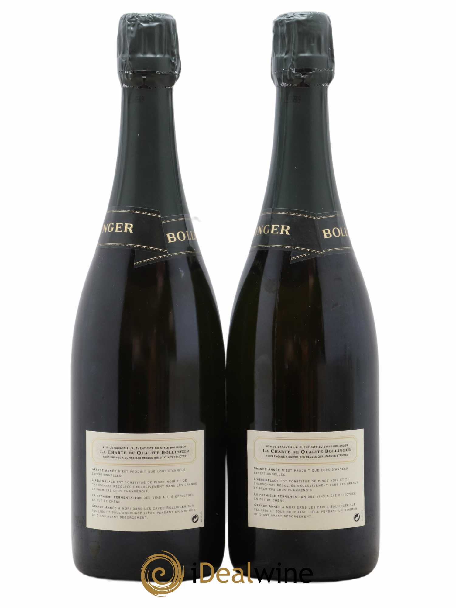 La Grande Année Brut Bollinger 1990 - Lot de 2 bouteilles - 1