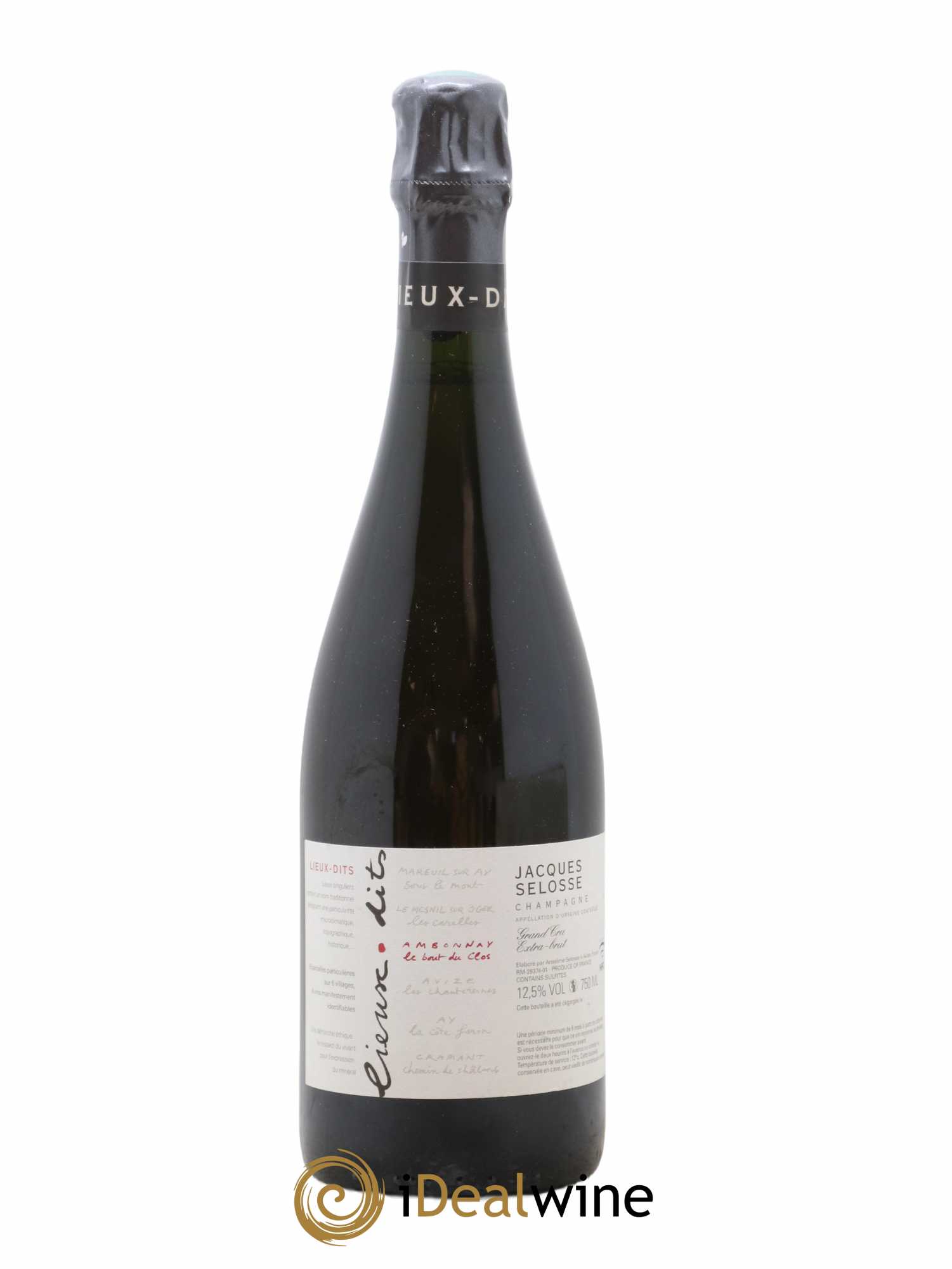 Ambonnay Le Bout du Clos Grand Cru Extra-Brut Jacques Selosse - Lot de 1 bouteille - 0