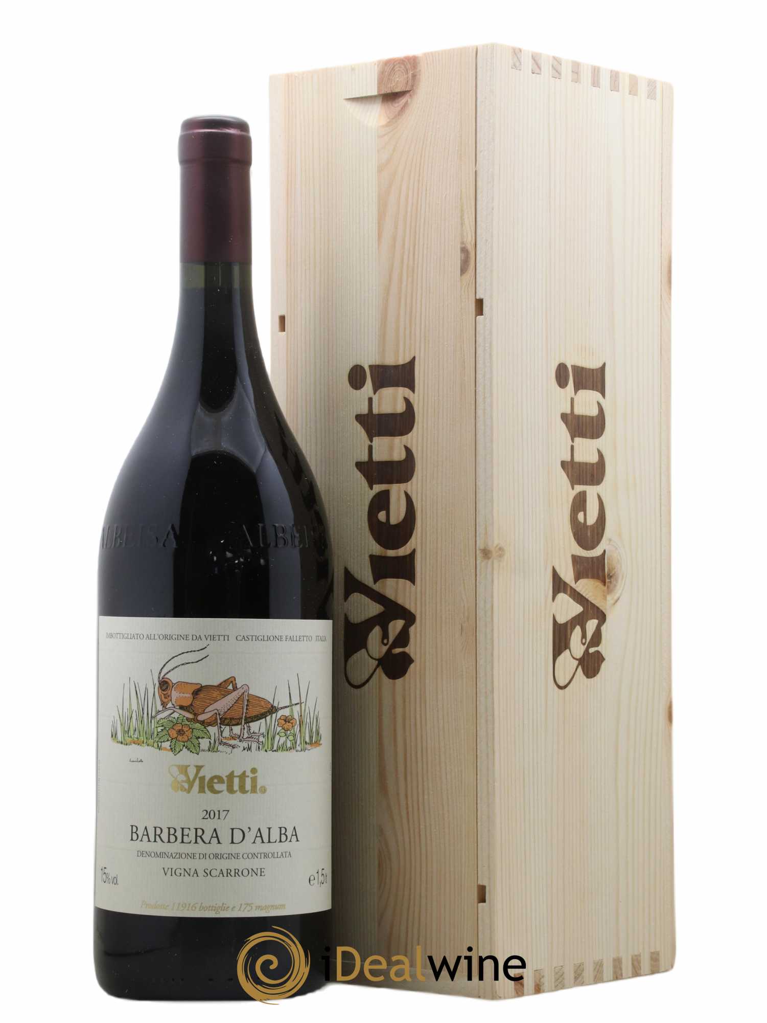 Barbera d'Alba DOC Vigna Scarrone - Vietti 2017 - Lot de 1 magnum - 0