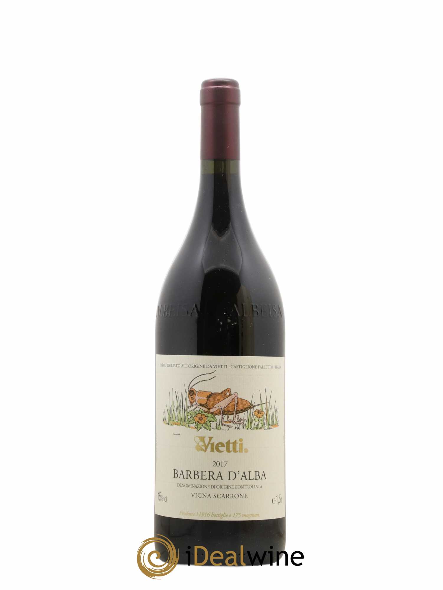 Barbera d'Alba DOC Vigna Scarrone - Vietti 2017 - Lot de 1 magnum - 1