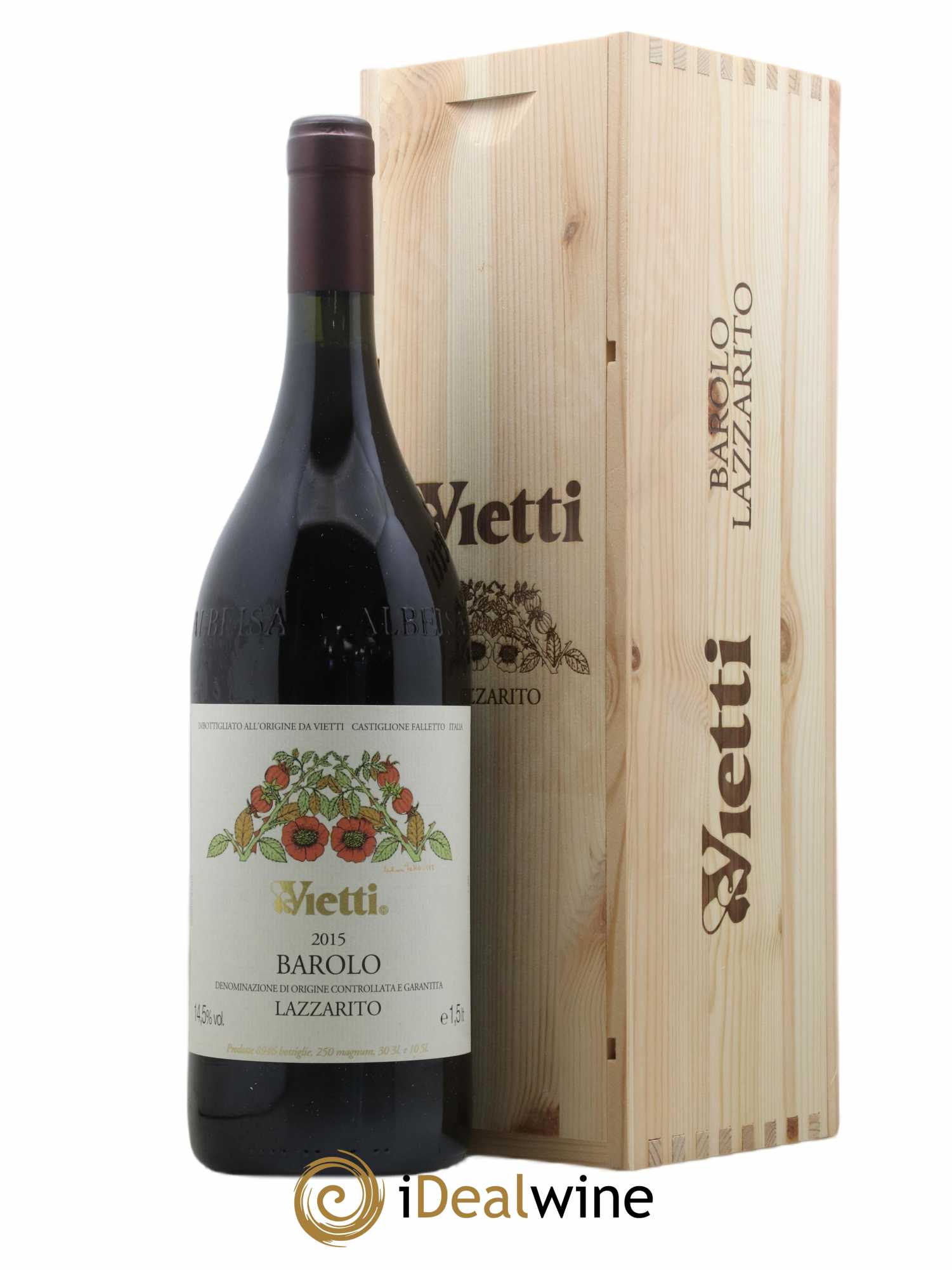 Barolo DOCG Lazzarito Vietti 2015 - Lot de 1 magnum - 0