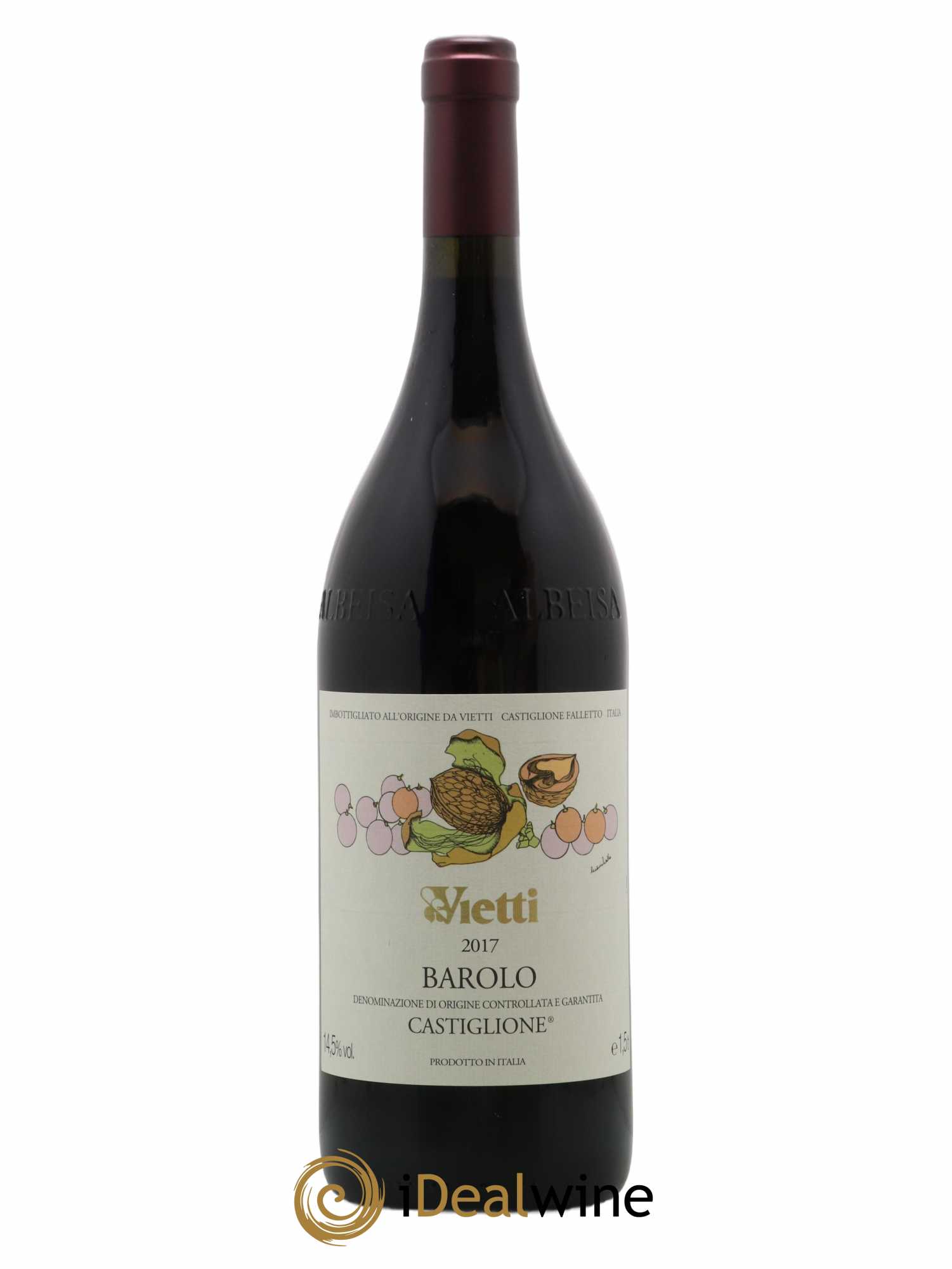 Barolo DOCG Castiglione Vietti 2017 - Lot de 1 magnum - 0