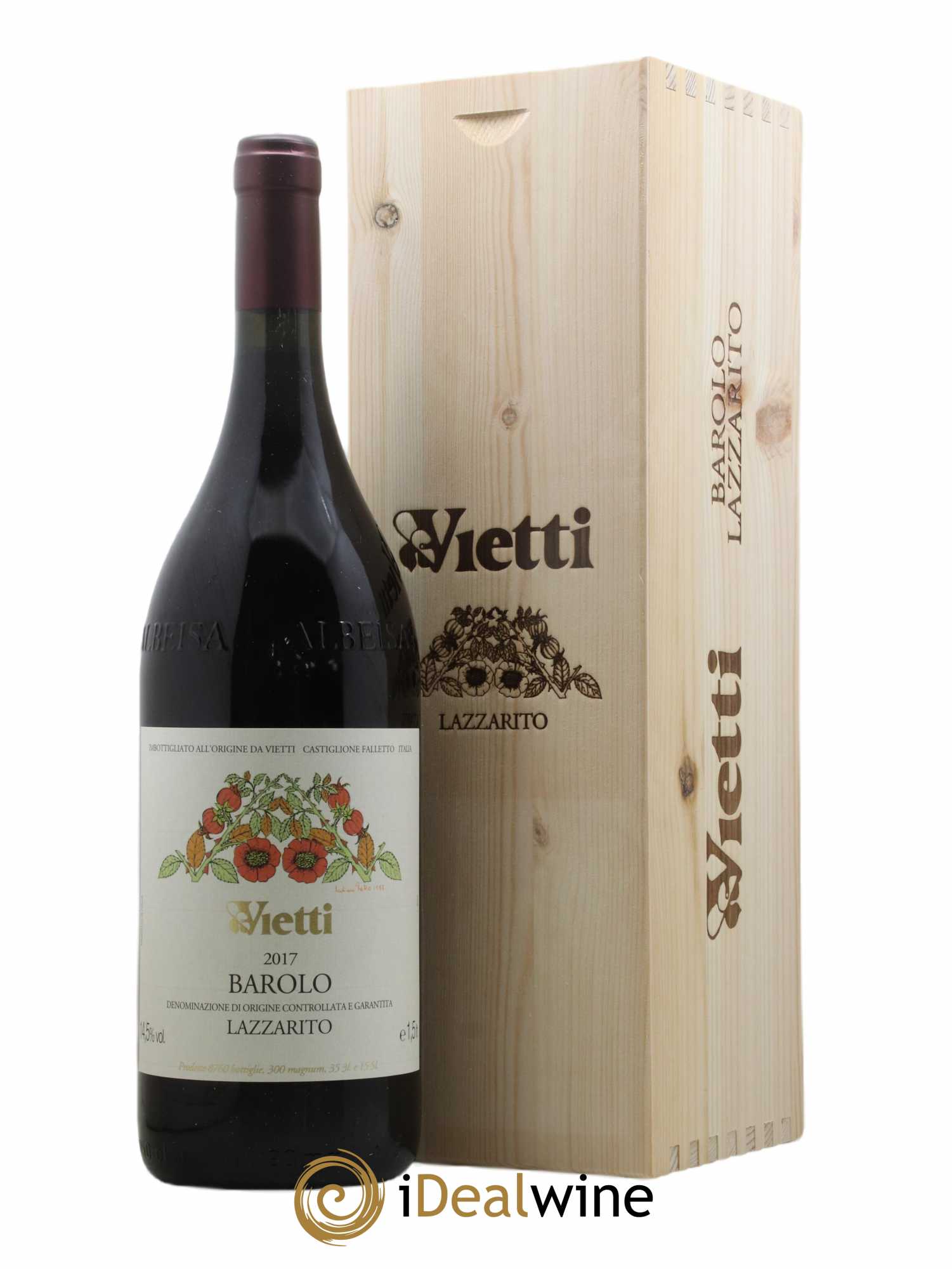 Barolo DOCG Lazzarito Vietti 2017 - Lot de 1 magnum - 0