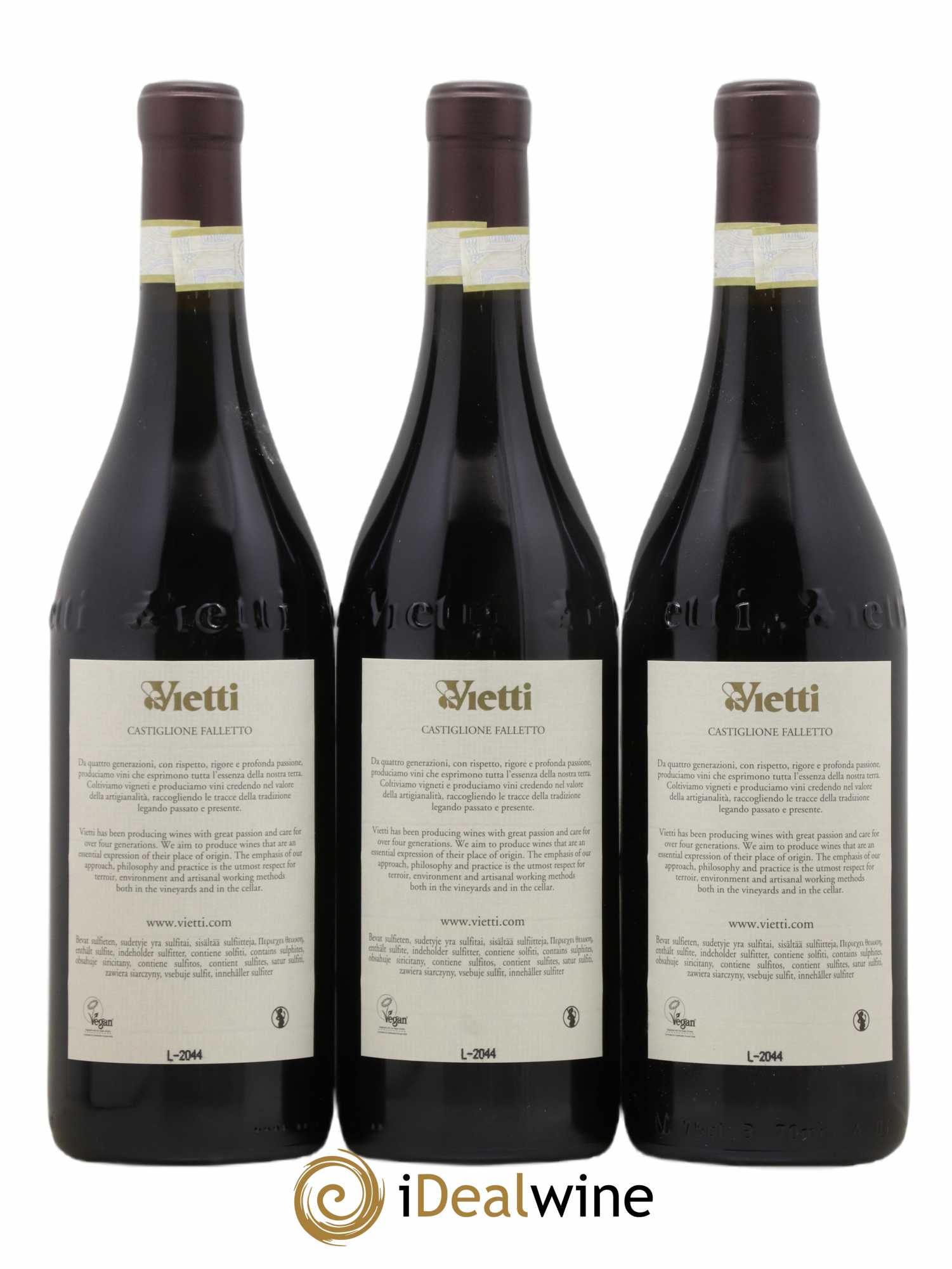 Barolo DOCG Ravera Vietti 2017 - Lot of 6 bottles - 2