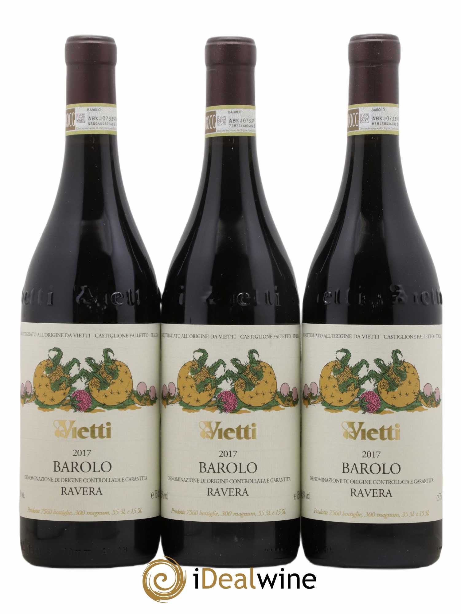 Barolo DOCG Ravera Vietti 2017 - Lot of 6 bottles - 3