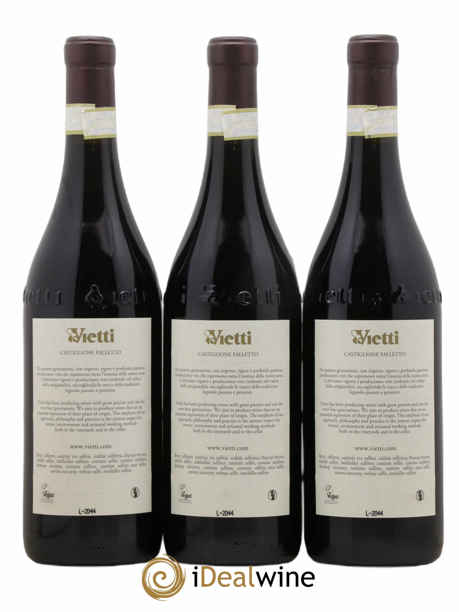 Barolo DOCG Ravera Vietti 2017 - Lot of 6 bottles - 4