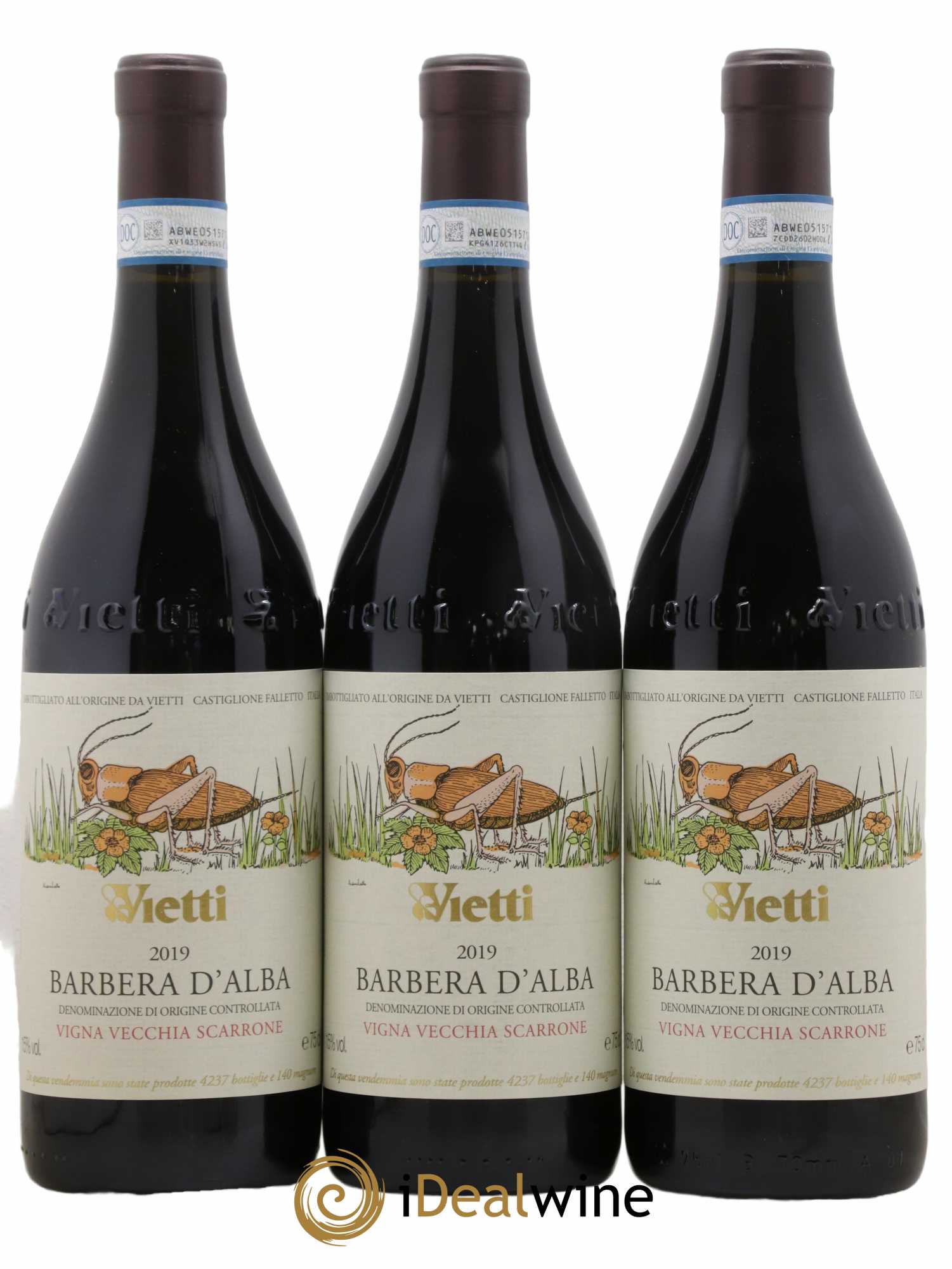 Barbera d'Alba DOC Scarrone Vigna Vecchia - Vietti 2019 - Lot de 6 bouteilles - 2