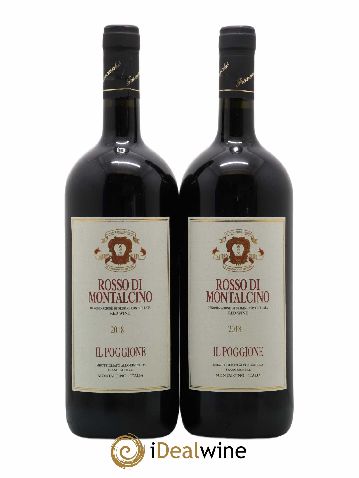 Rosso di Montalcino DOC Il Poggione Lavinio Franceschi 2018 - Lot de 2 magnums - 0