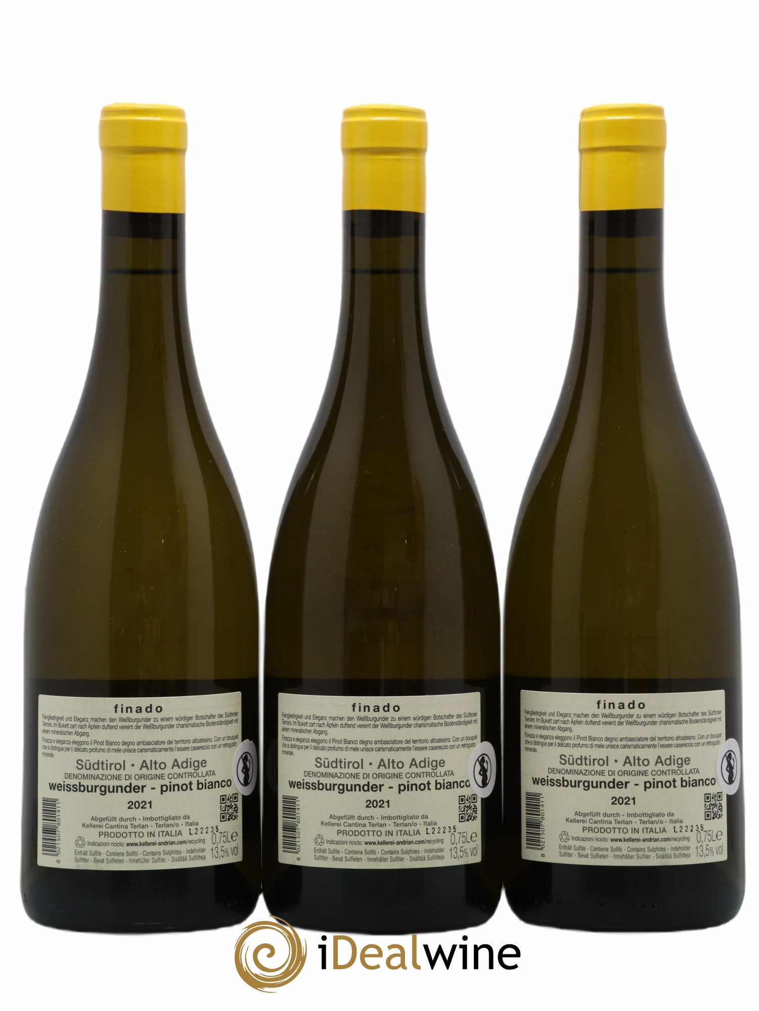 Trentin Haut Adige  2021 - Lotto di 3 bottiglie - 1