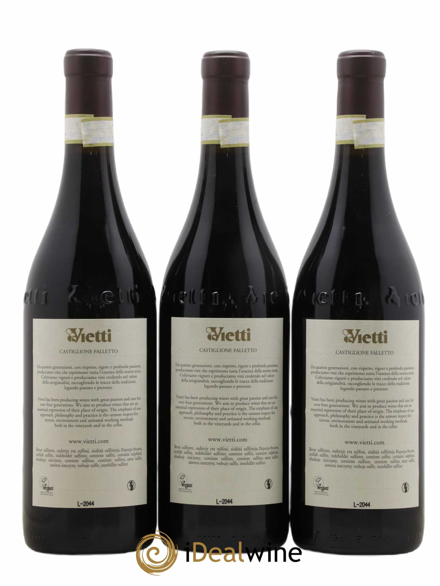 Barolo DOCG Ravera Vietti 2017 - Lot de 6 bouteilles - 2