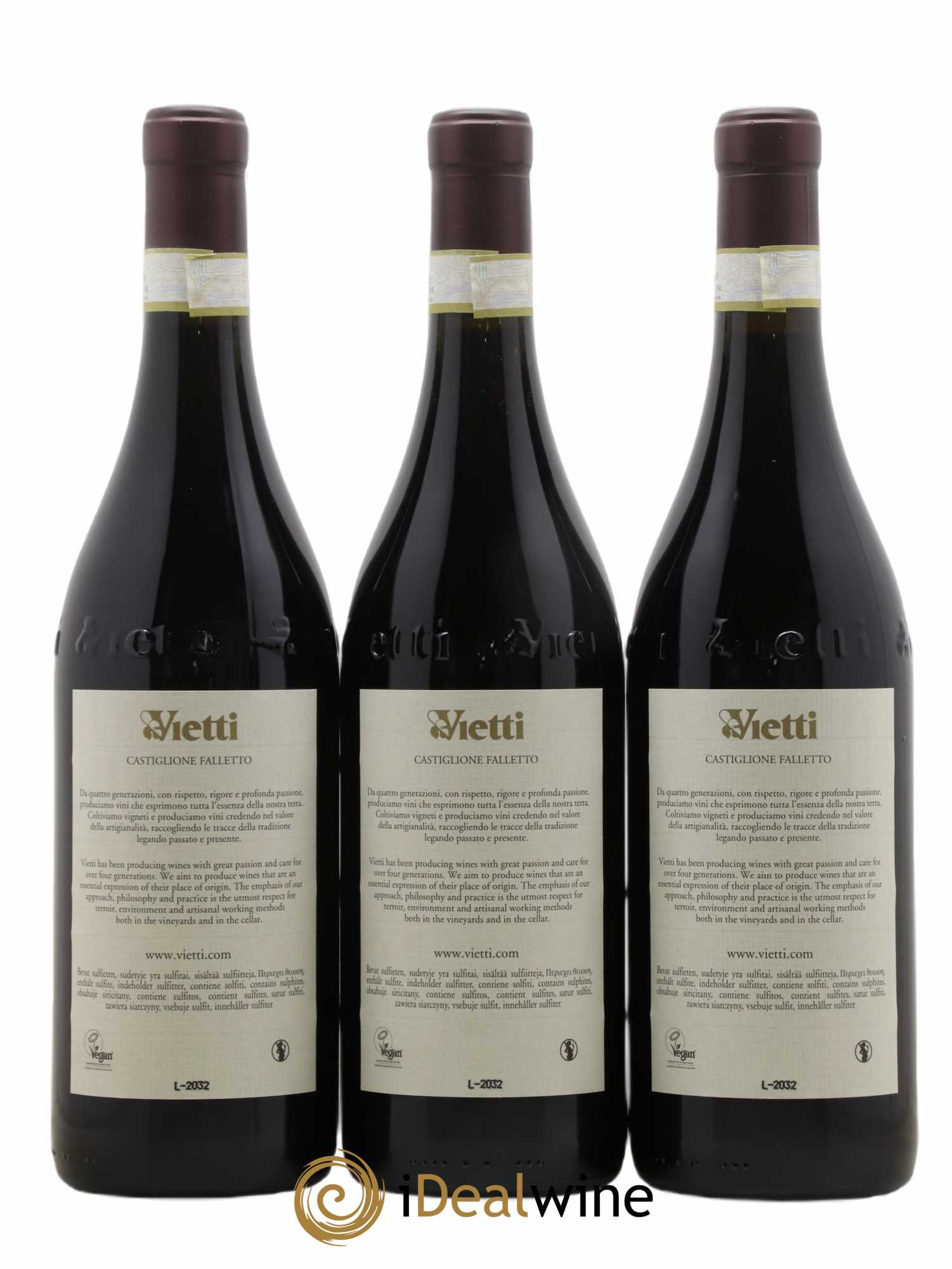 Barolo DOCG Lazzarito Vietti 2017 - Lot de 6 bouteilles - 2