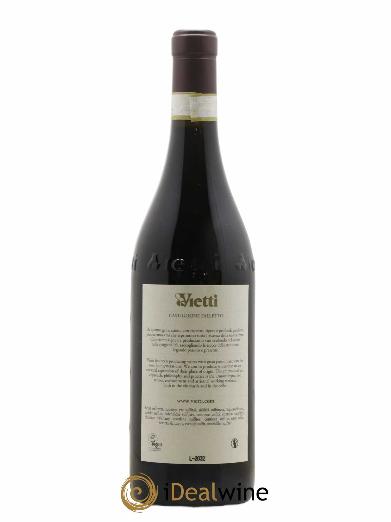 Barolo DOCG Lazzarito Vietti 2017 - Lot de 1 bouteille - 1