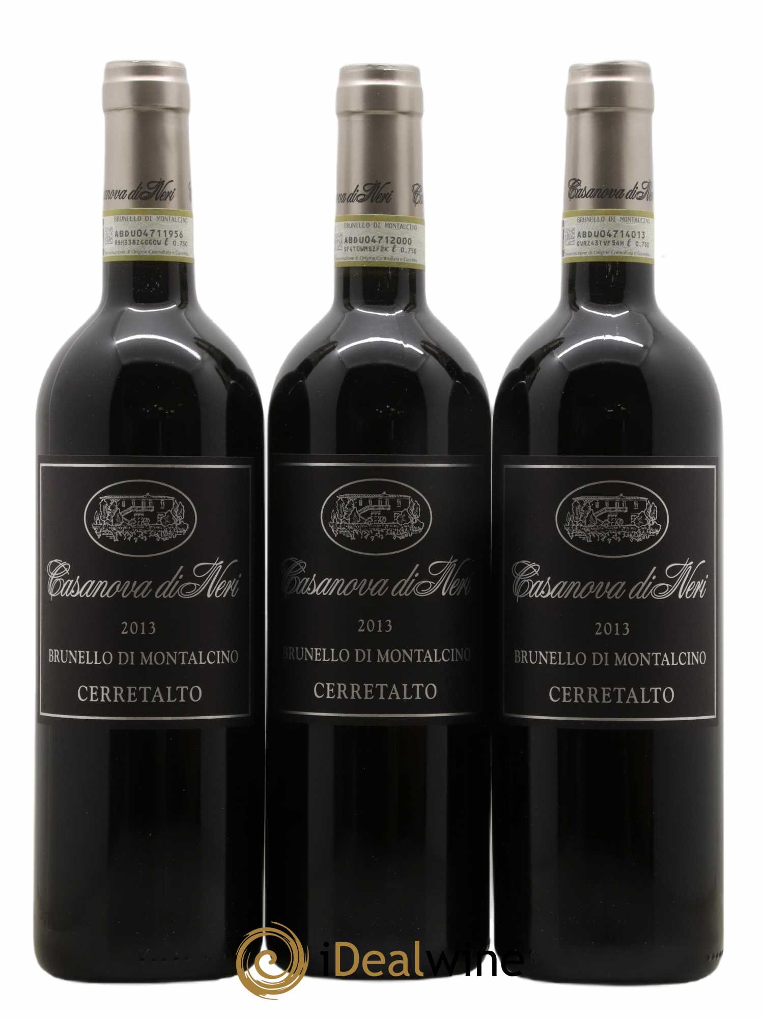 Brunello di Montalcino Cerretalto - Casanova di Neri 2013 - Lot de 3 bouteilles - 0