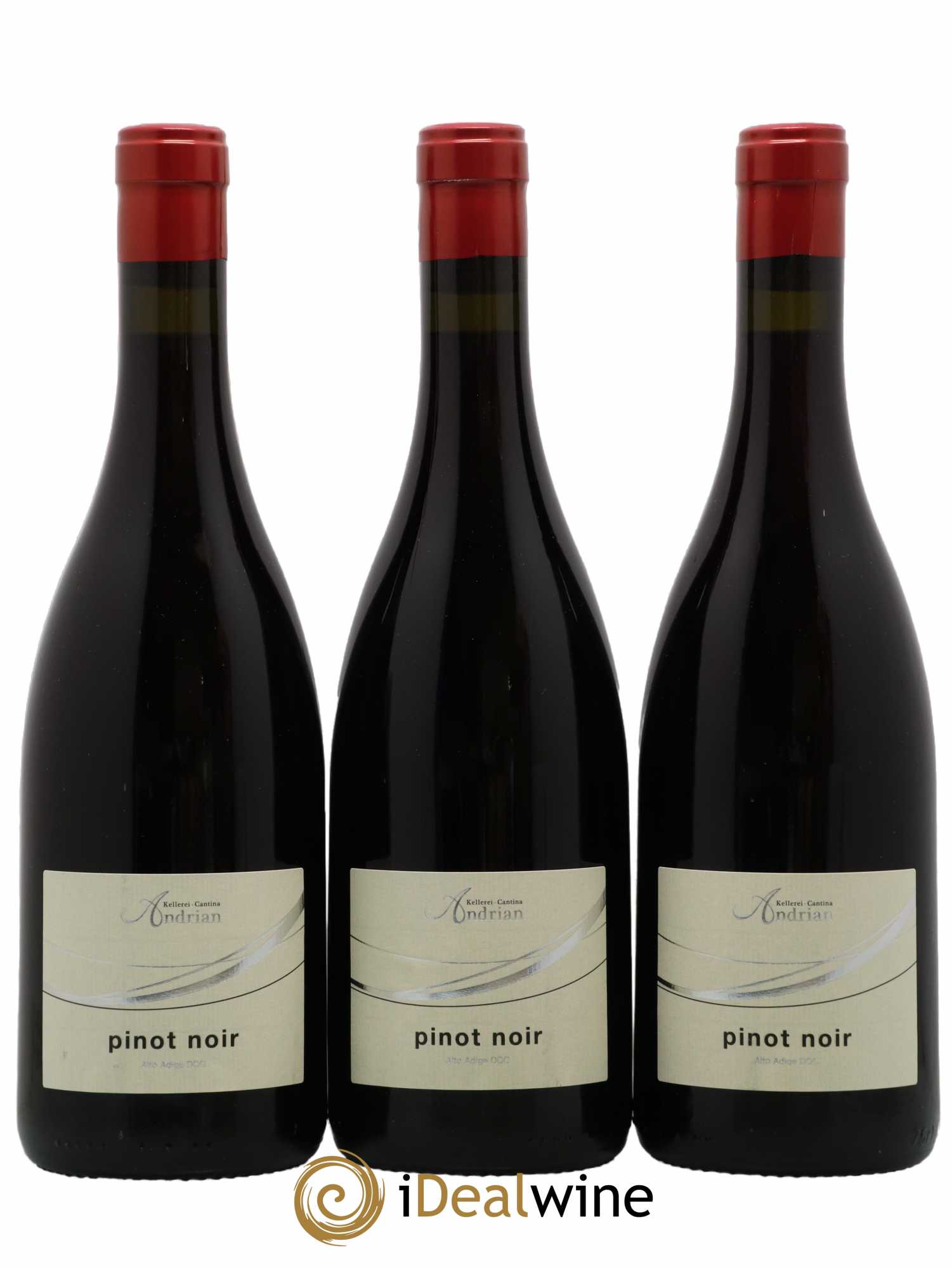 Trentin Haut Adige Pinot Noir - Cantina Andrian 2021 - Lot de 3 bouteilles - 0