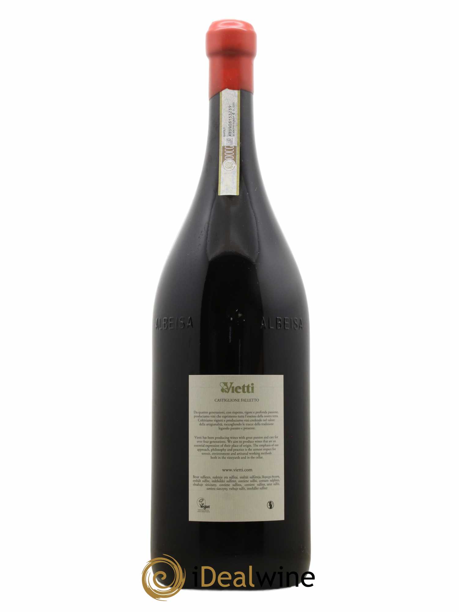 Barolo DOCG Rocche Di Castiglione - Vietti 2017 - Lotto di 1 jéroboam - 1