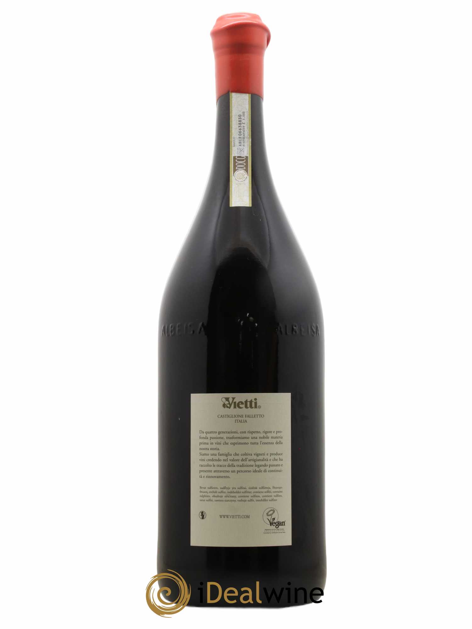 Barolo DOCG Rocche Di Castiglione - Vietti 2015 - Lotto di 1 jéroboam - 1